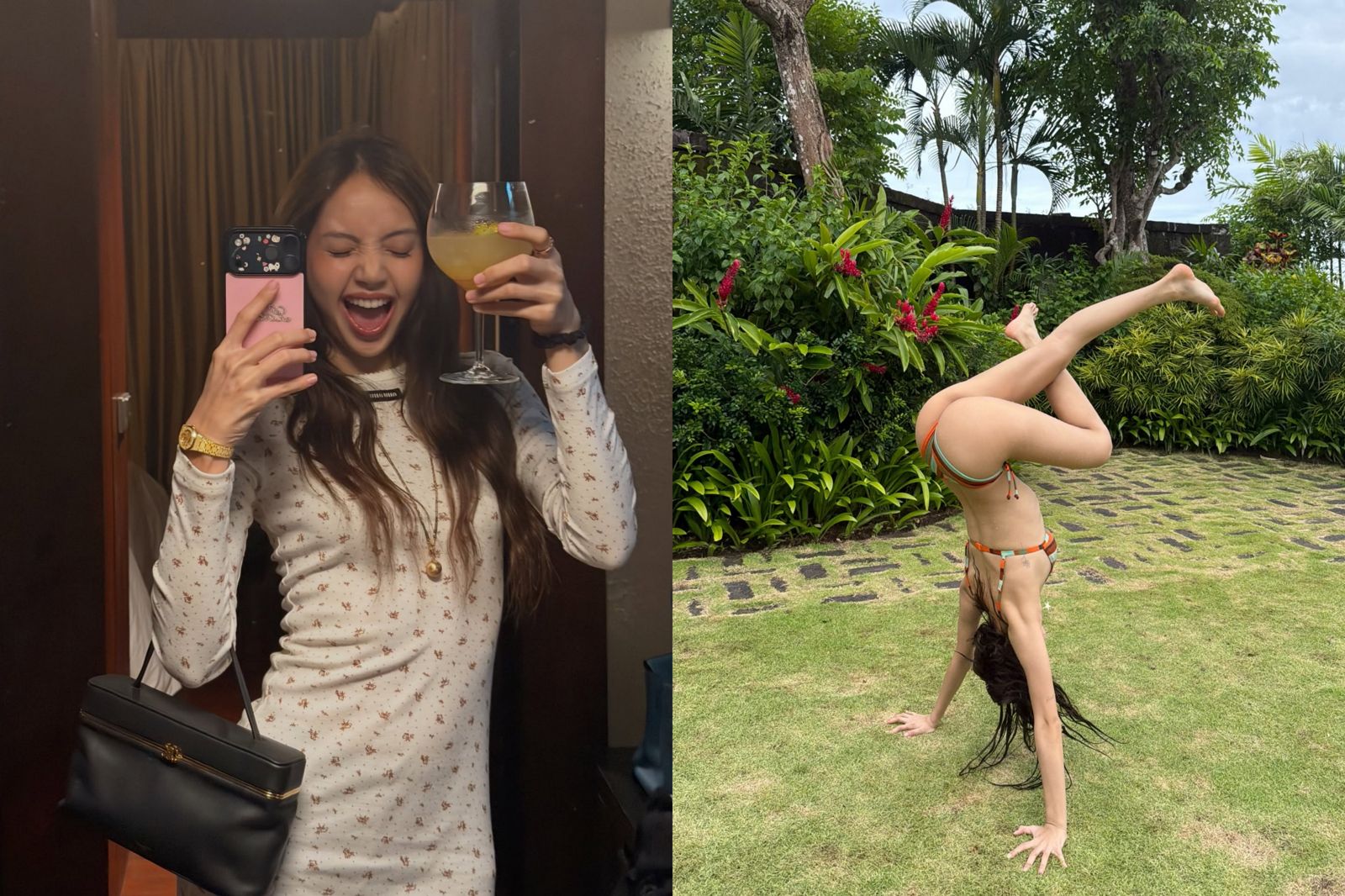 BLACKPINK Lisa辣翻峇里島!29歲生日倒立解放蜜桃臀 「新歡環繞」親吻畫面太犯規