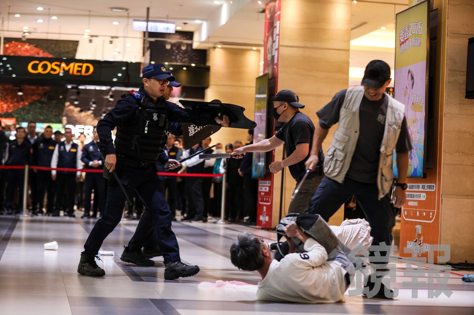 北車明舉行無差別攻擊應變演練 下午2時起周邊將發送細胞簡訊