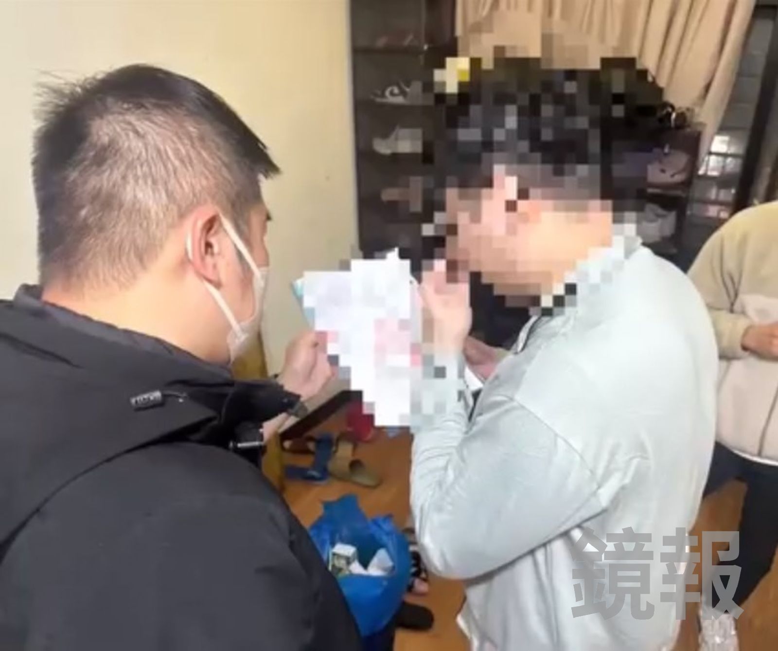 警方上個月才抄了林男的賭場。翻攝畫面