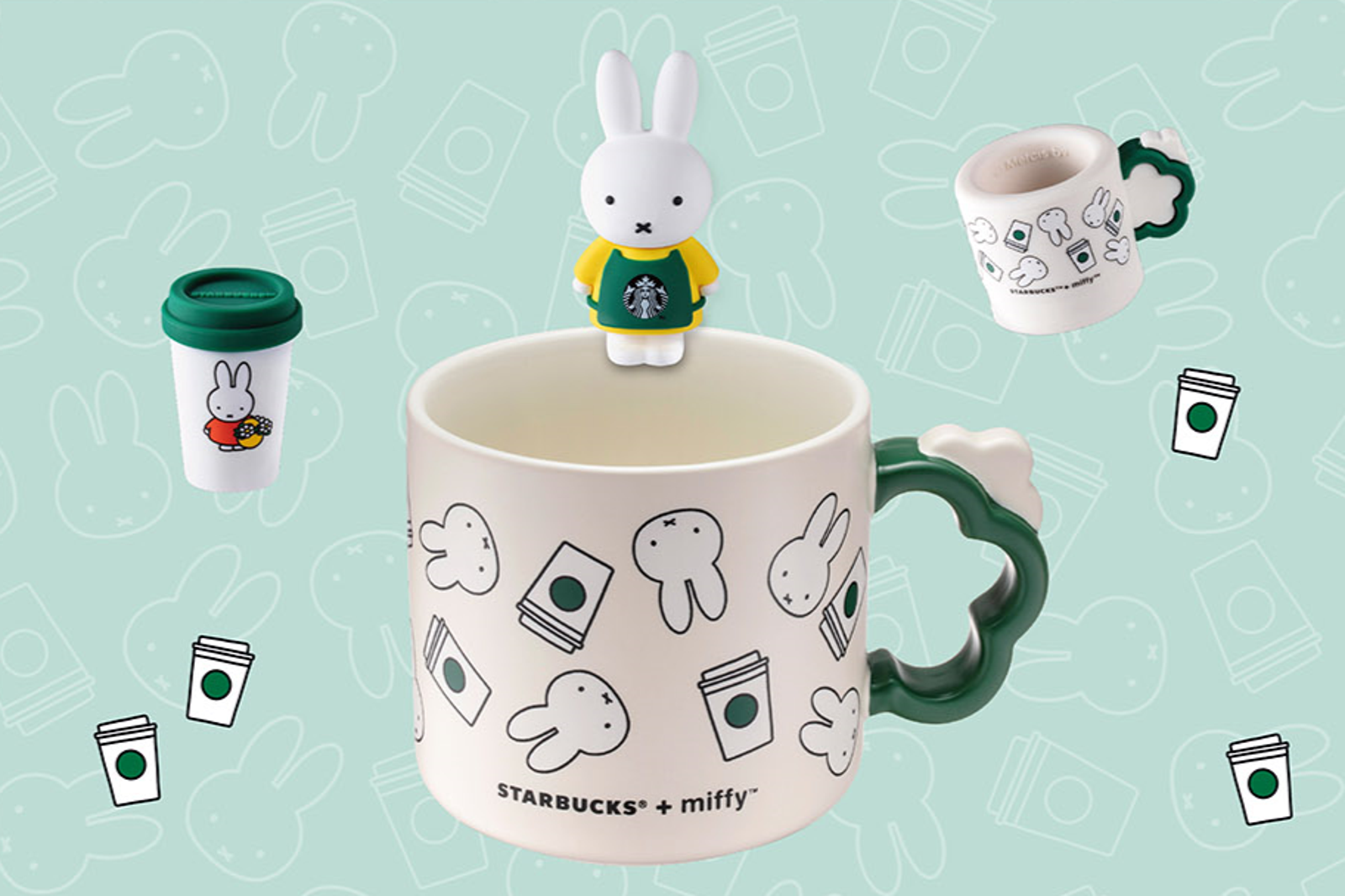 星巴克聯名miffy盲盒杯緣子登場!6/18限量開搶