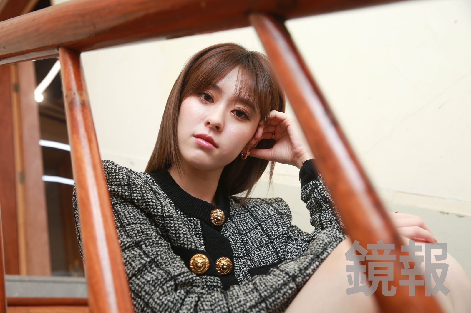 邱偲琹身體經常發炎。李鍾泉攝