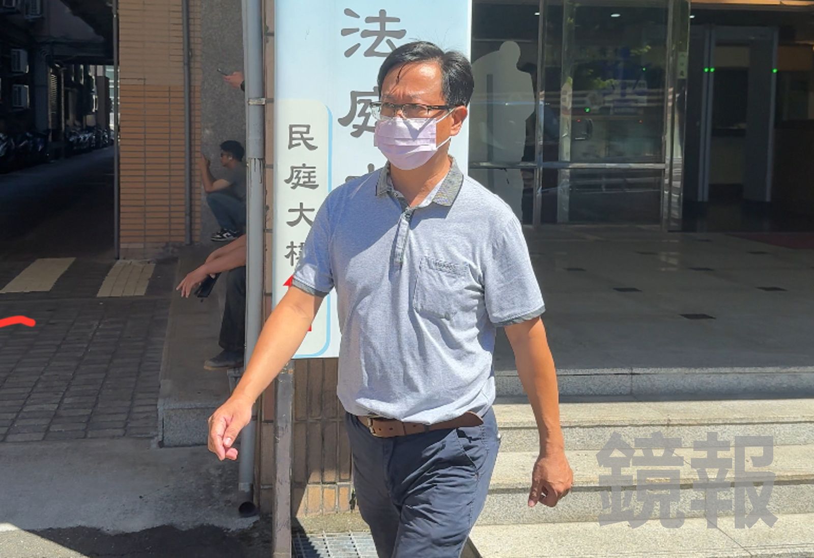 國民黨新北市三重區黨部執行長羅大宇針對偽造連署資料全數認罪。呂健豪攝
