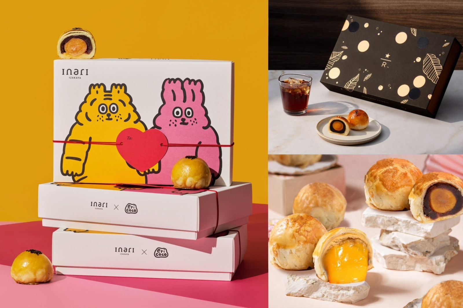 中秋蛋黃酥聯名戰！星巴克x法朋、inari x小虎、揮別憂鬱齊推限量禮盒