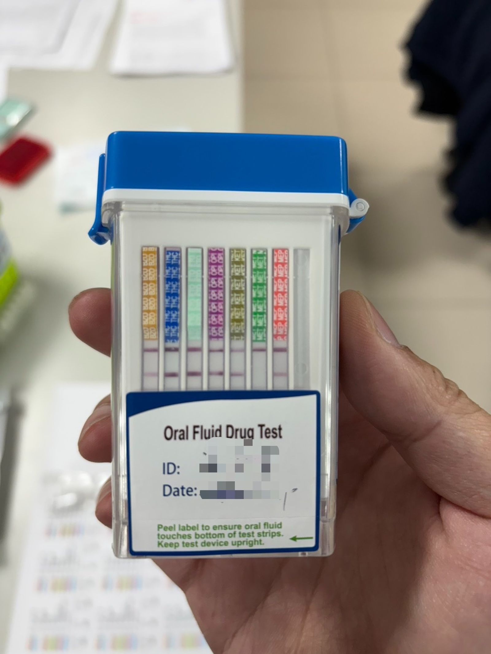 溫男被驗出毒品陽性反應。翻攝畫面