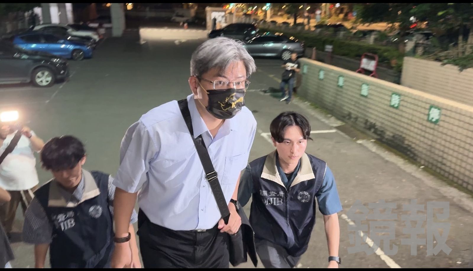 新北市消防局第一大隊長蕭柏恒移送檢方複訊。呂健豪攝