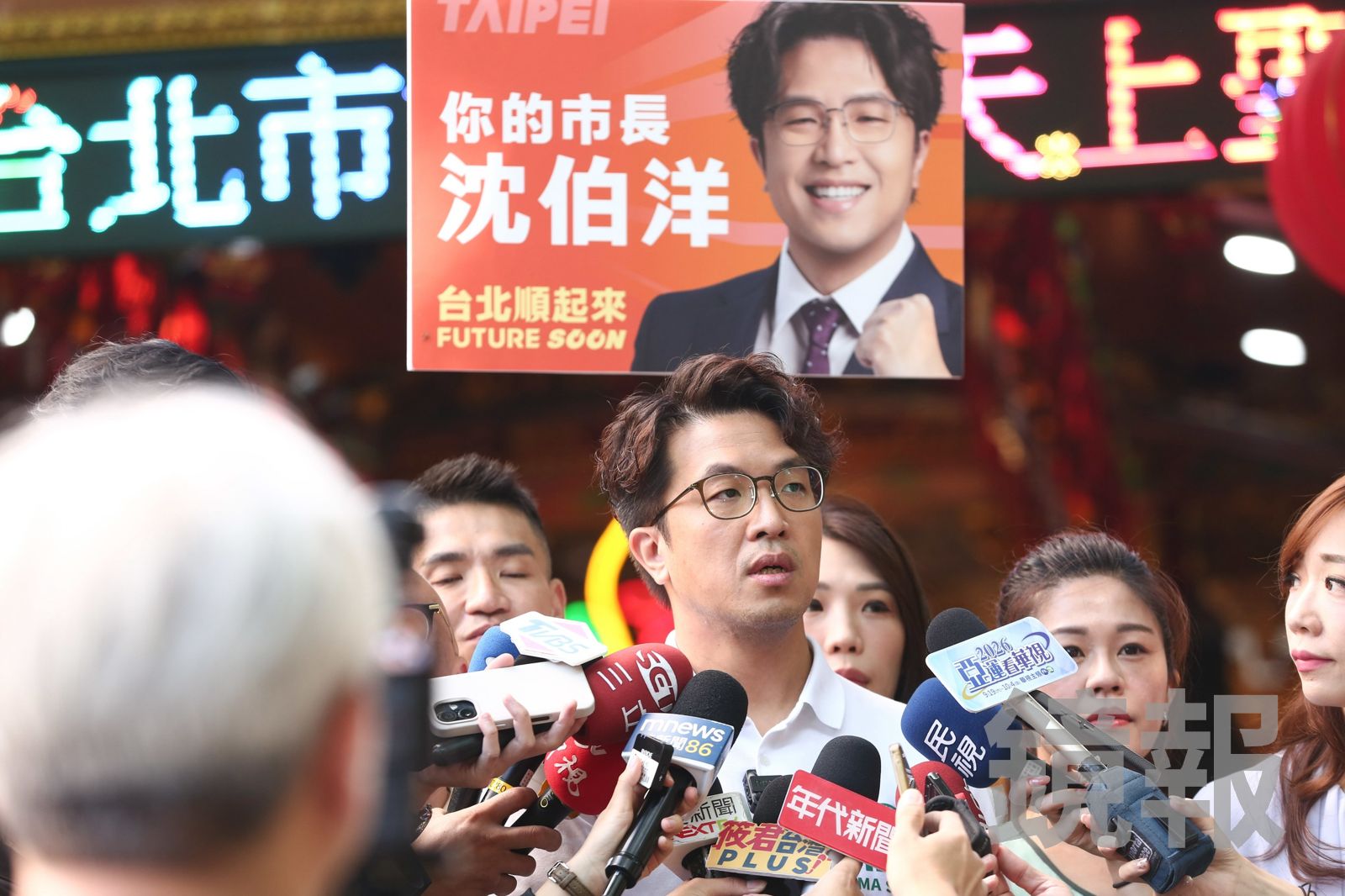 指民調僅供參考不改變選戰節奏 沈伯洋:盼最高峰落在11/28