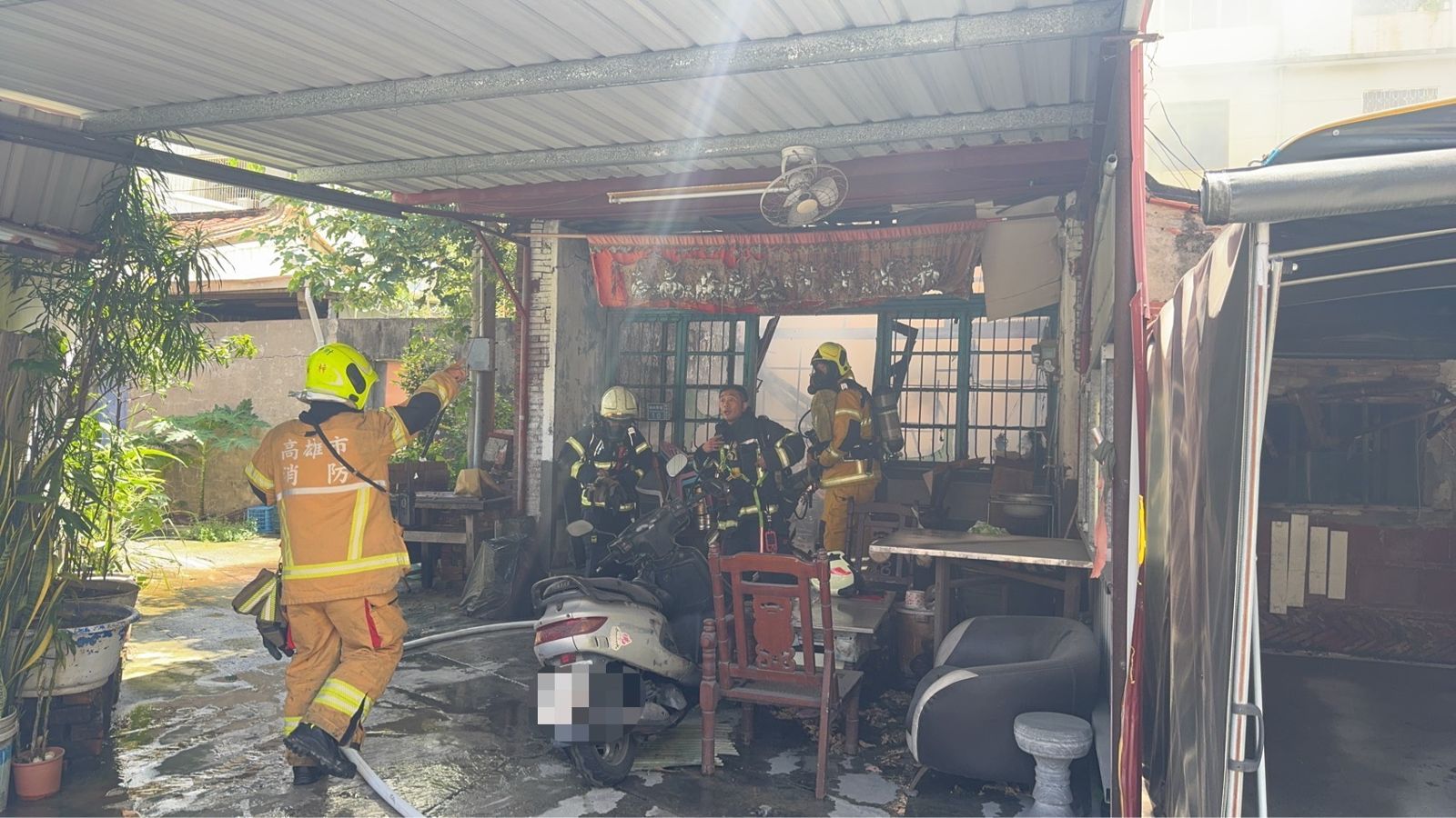 高市楠梓區1平房傳火警　曾姓獨居老翁受困送醫不治