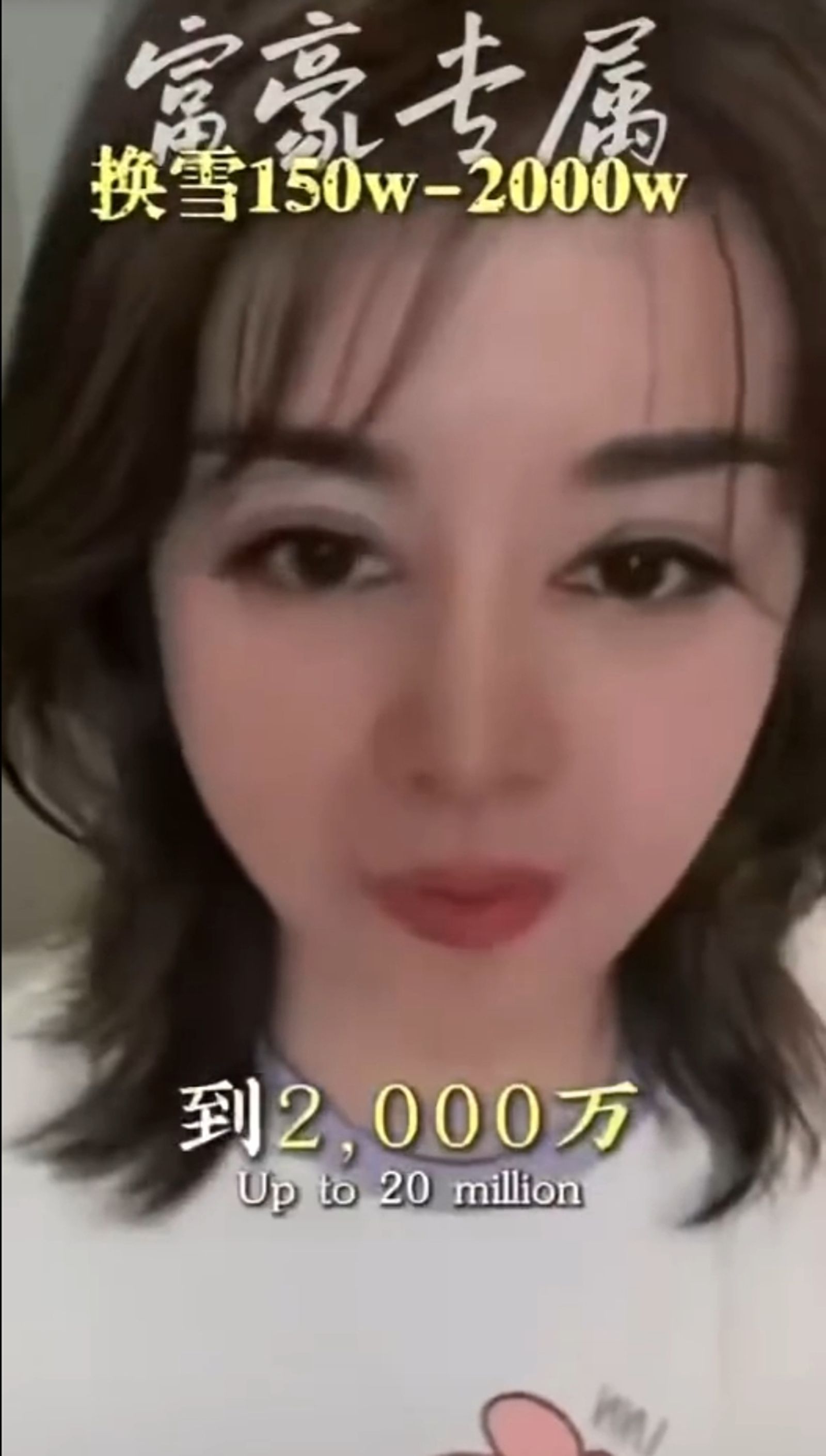 于文紅說換血的價格最高要人民幣2000萬元。圖/翻攝微博