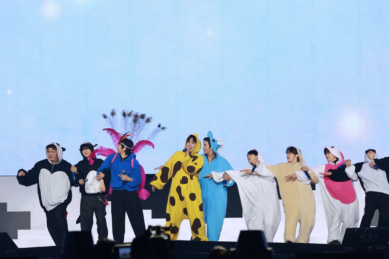 SJ穿上動物裝又萌又吸睛。讀者提供