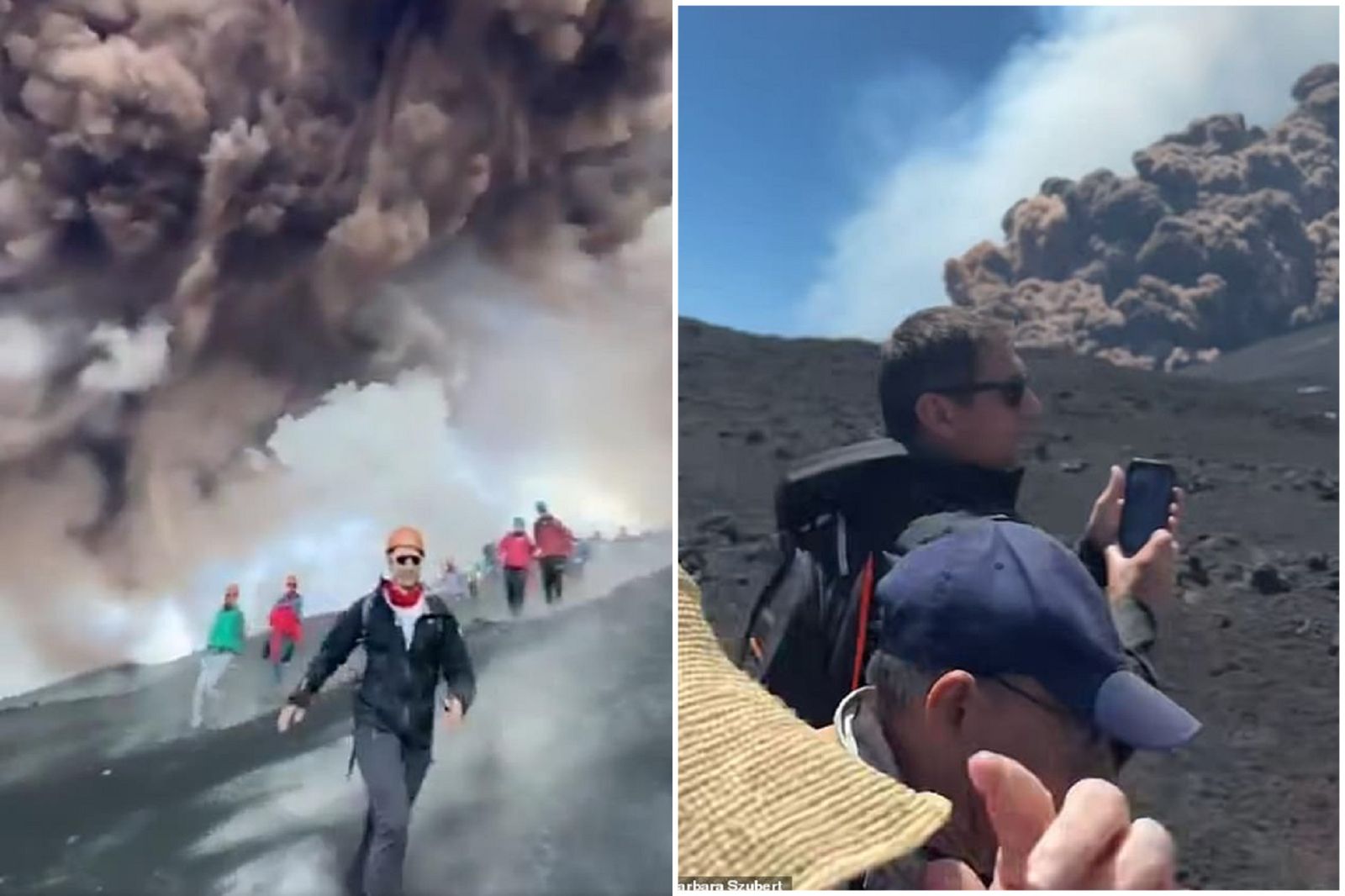 義大利火山爆發快逃啊!還有遊客「不怕死攝影」 驚悚影片曝光