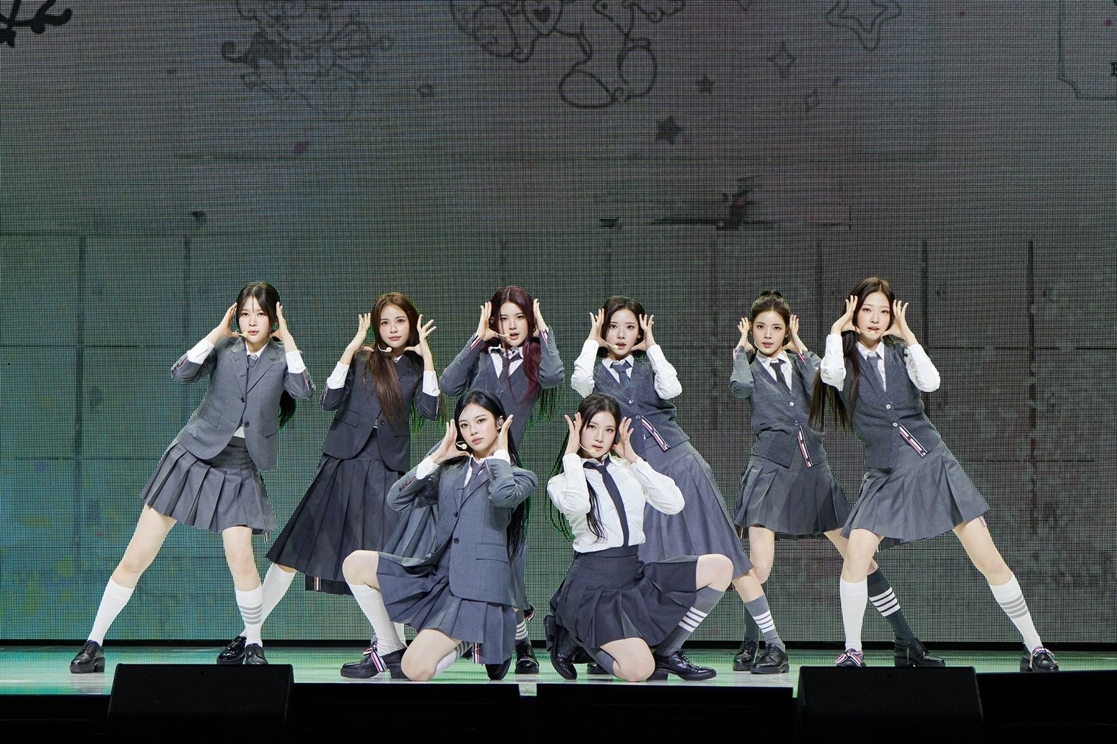 Hearts2Hearts推出首張迷你專輯《FOCUS》。SM Entertainment提供