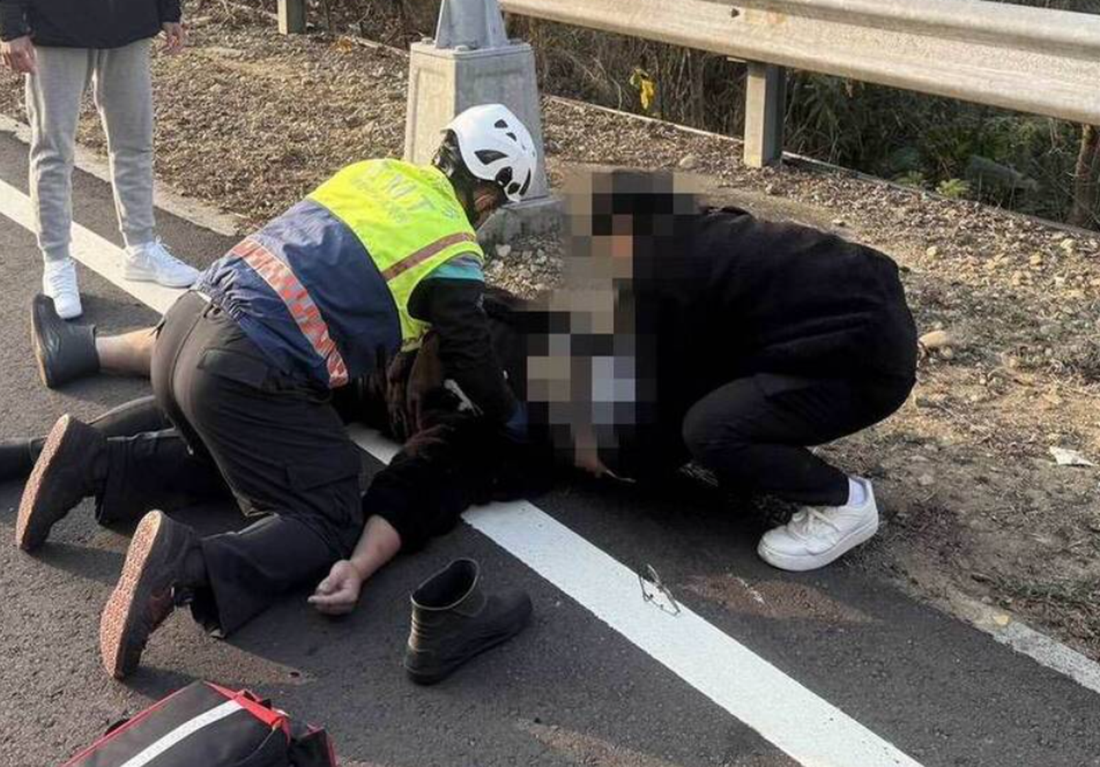 奪命咒？彰化139線「死亡彎道」相隔16日再傳意外　20歲騎士噴飛命危