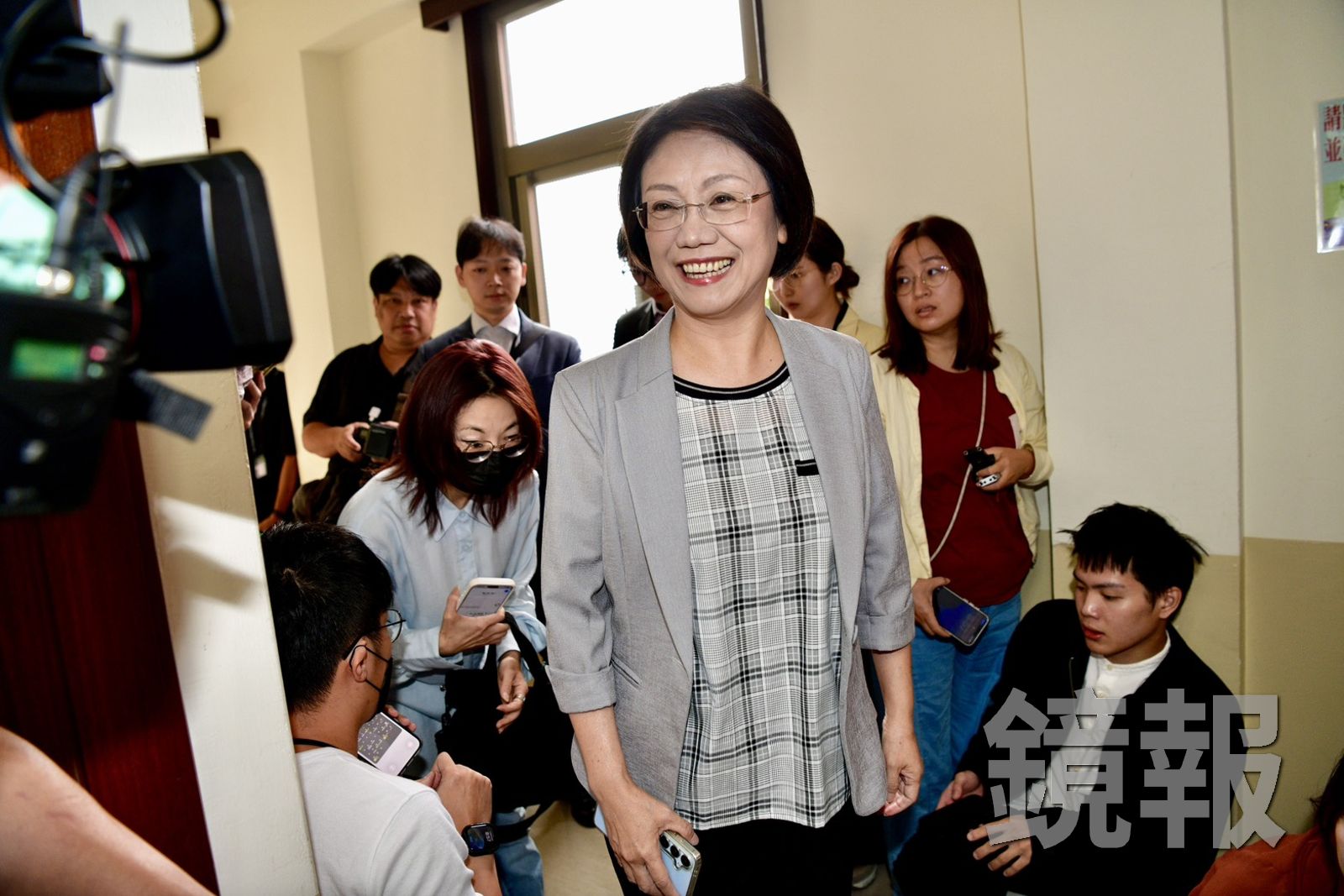 國民黨立委翁曉玲召委不連任,坦言卸下召委如釋重負,恢復自由身後能到各委員會質詢。攝影李智為