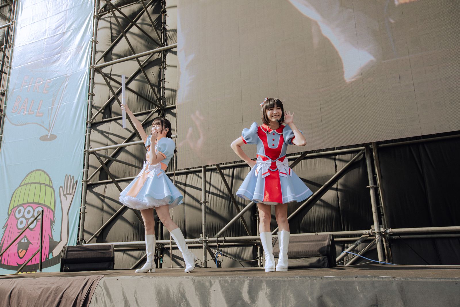 YOYO家族22日登火球祭表演。夥球擊提供