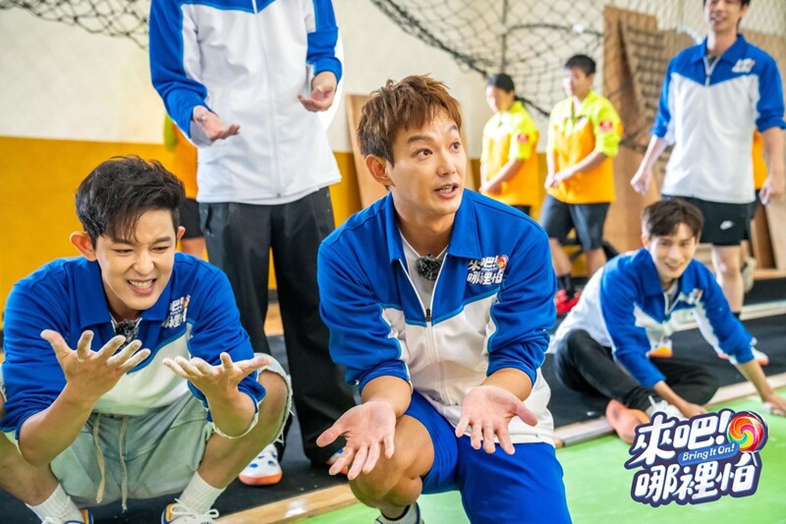 棒棒堂在節目裡挑戰各種任務，展現久違的兄弟情。翻攝網路