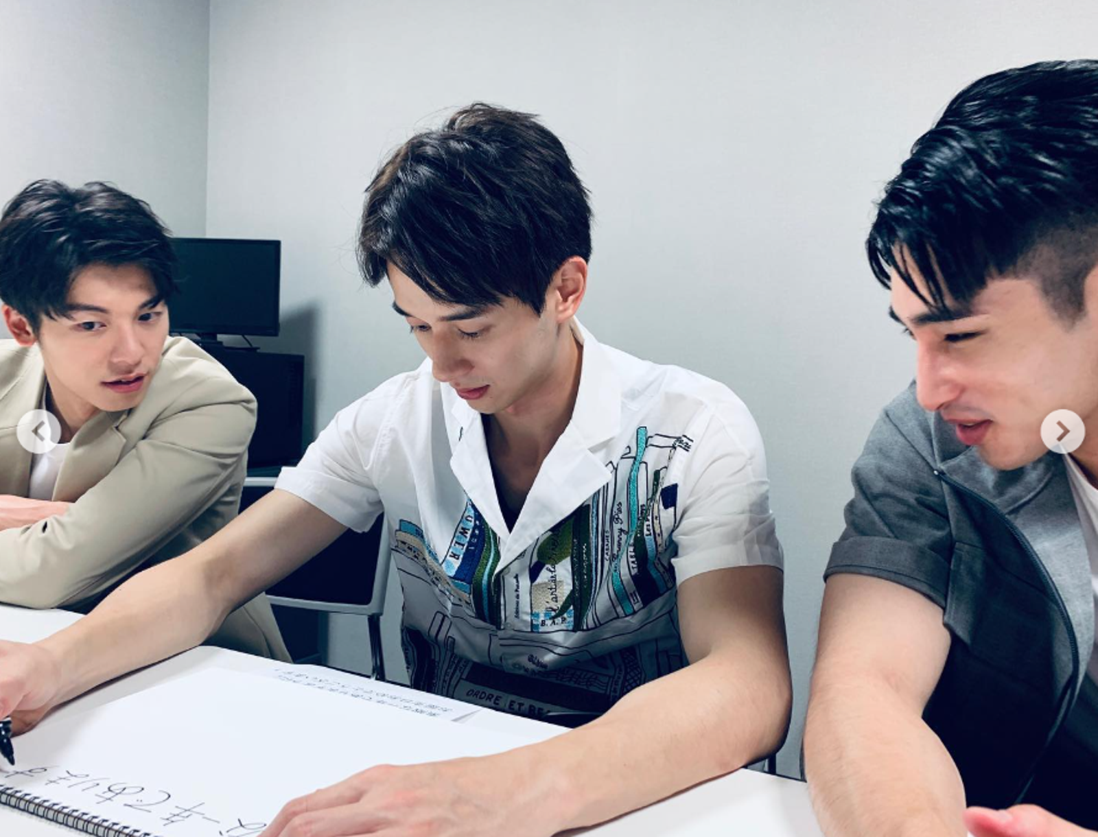 許光漢（左起）、張軒睿、章廣辰曾是公認的超級好友。翻攝張軒睿IG