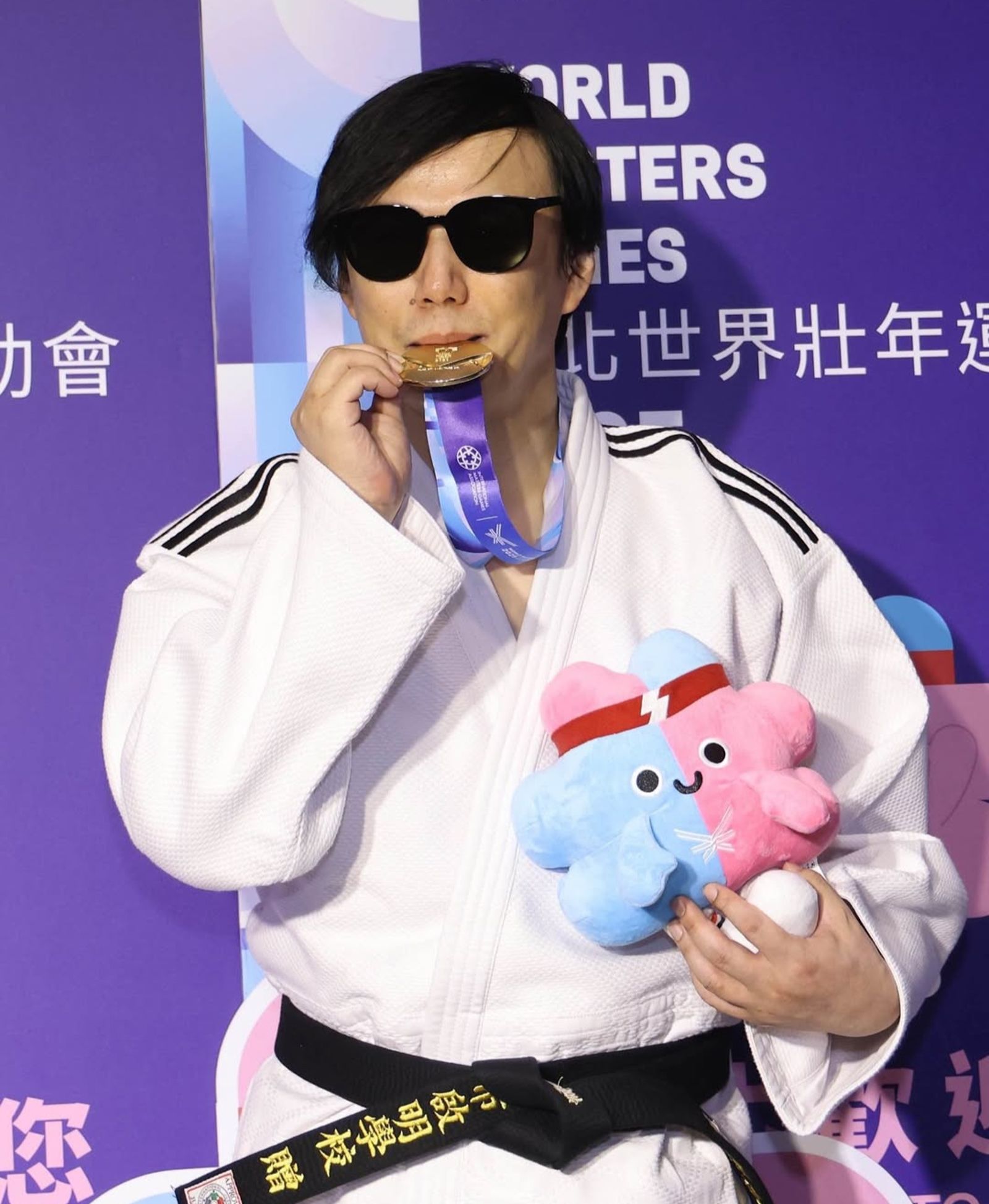 蕭煌奇勇奪本屆世壯運柔道冠軍。翻攝蕭煌奇IG