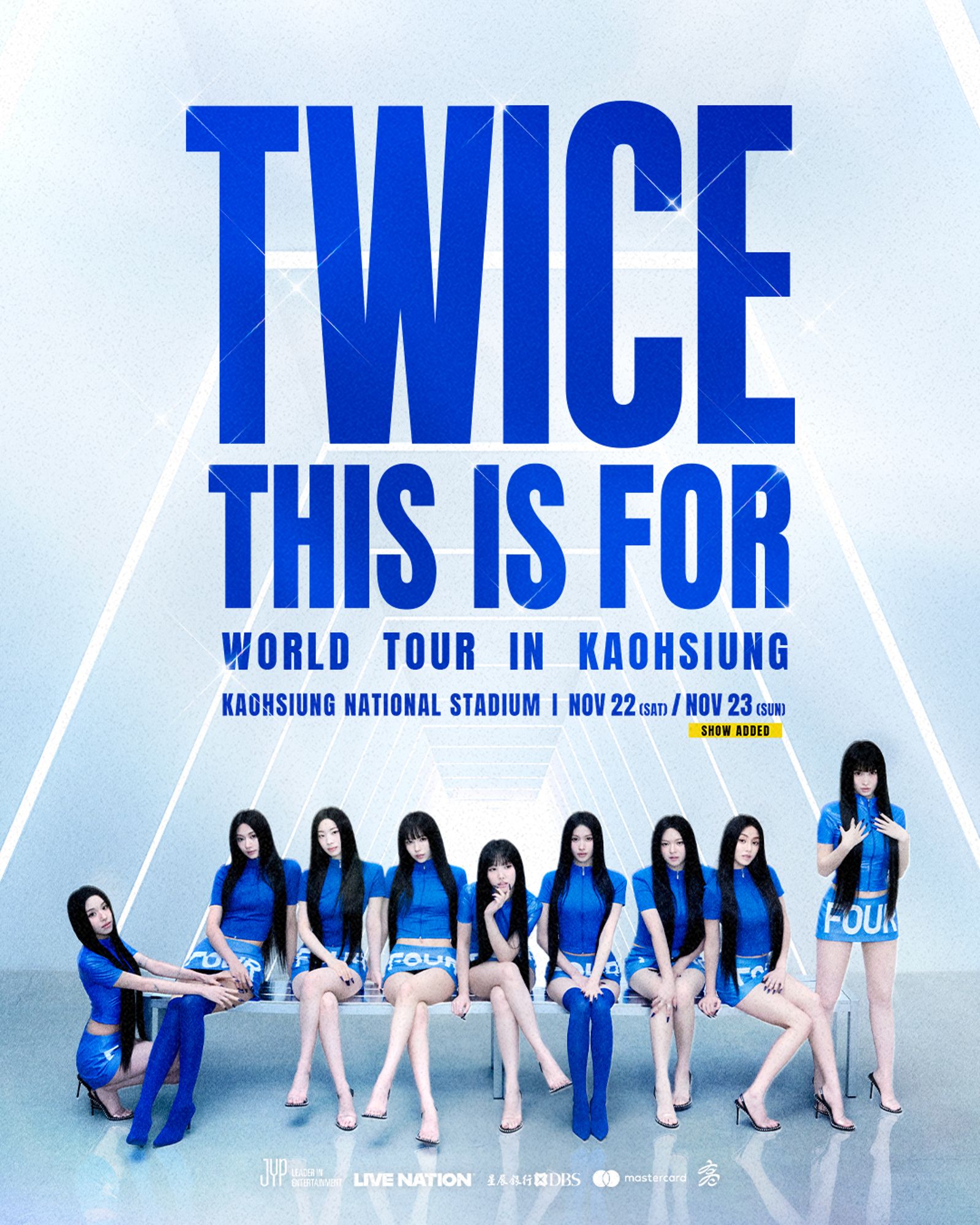 TWICE今宣布11月23日加開一場。Live Nation Taiwan提供