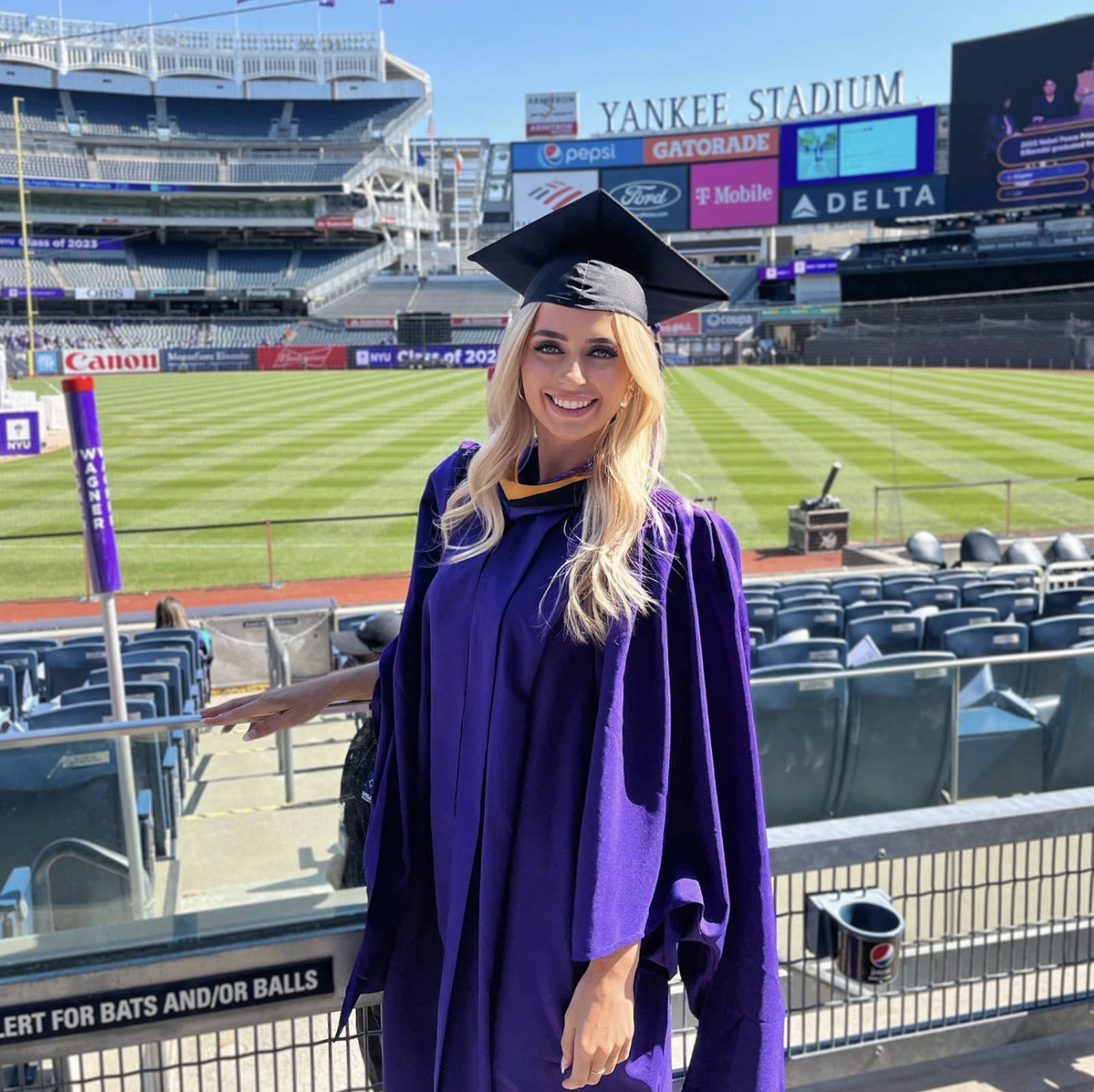 漢娜畢業於紐約大學。翻攝IG @hannafairchi