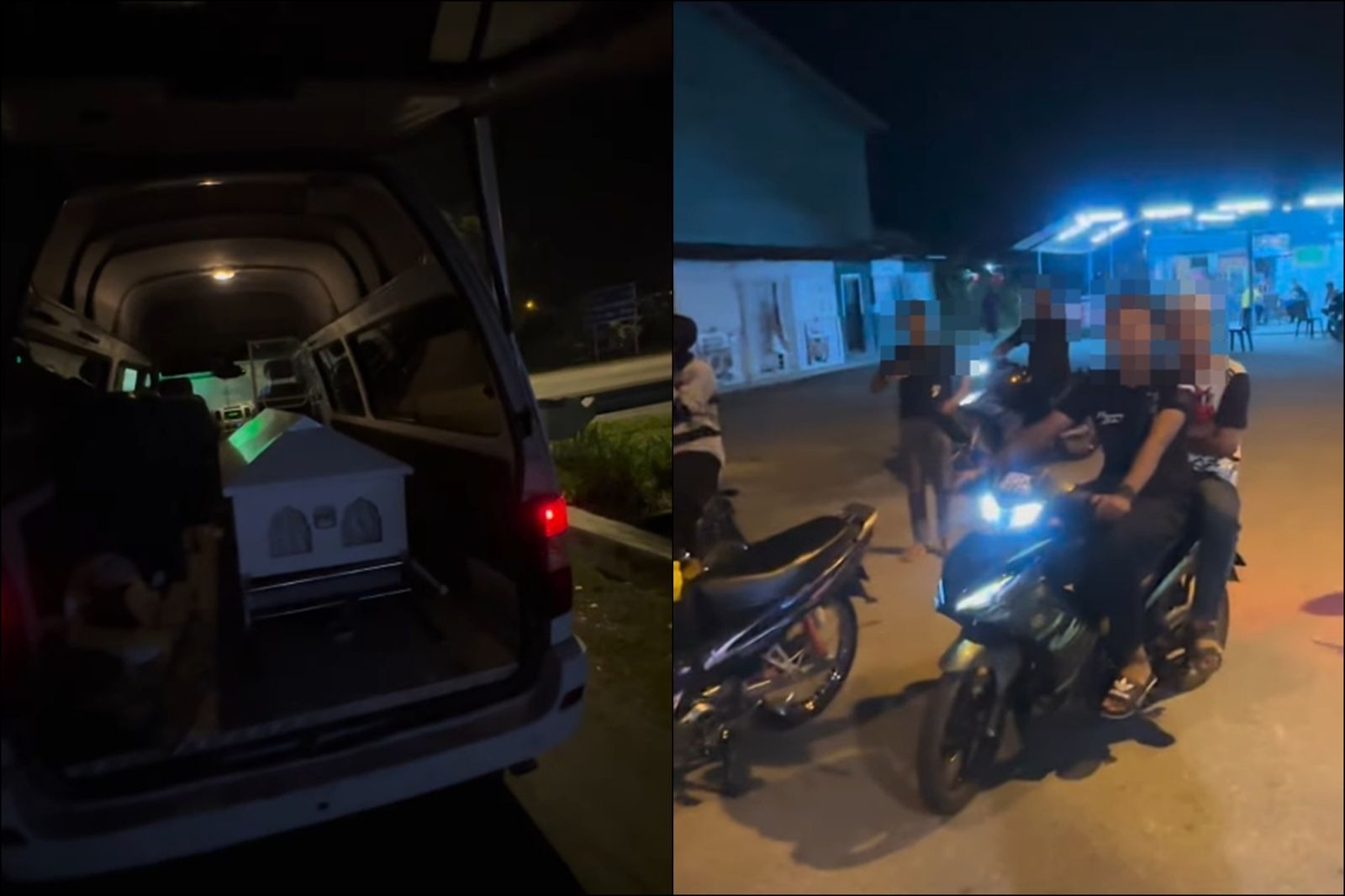 一條龍服務？靈車放棺材「停路邊等飆車族」　殯葬業者幽默諷：我已經準備好了