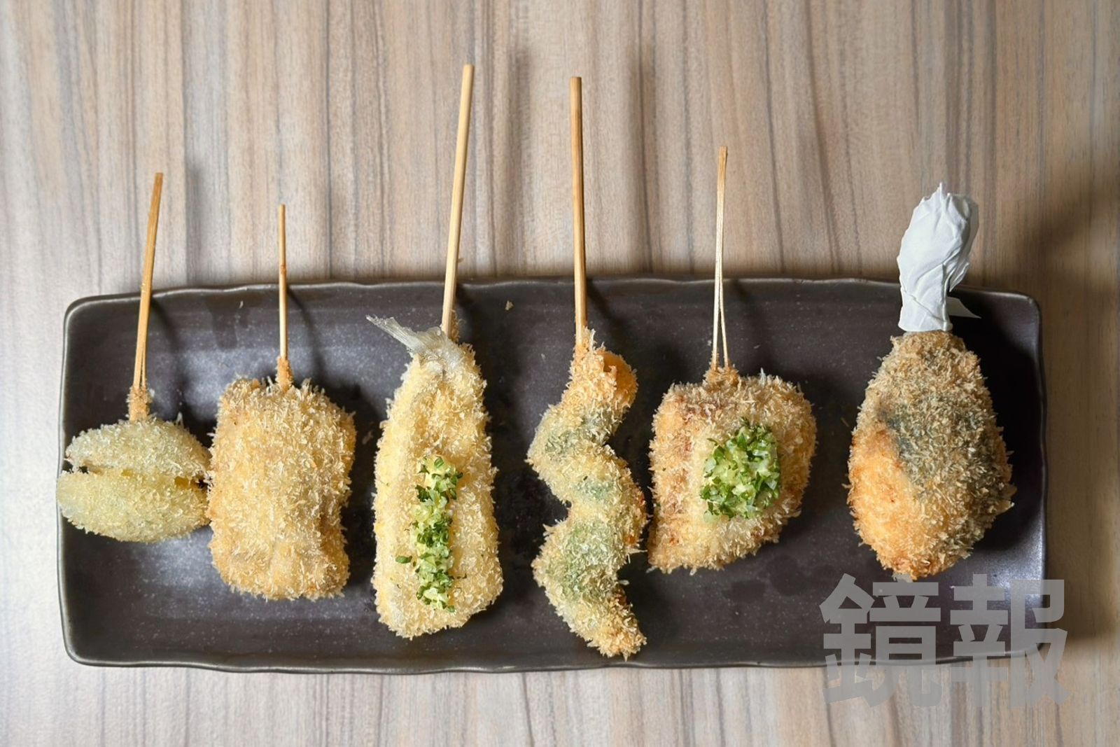 正男報食事／葡萄炸出爆汁口感！「夜串坊」大玩創意串揚＋道地名古屋雞翅