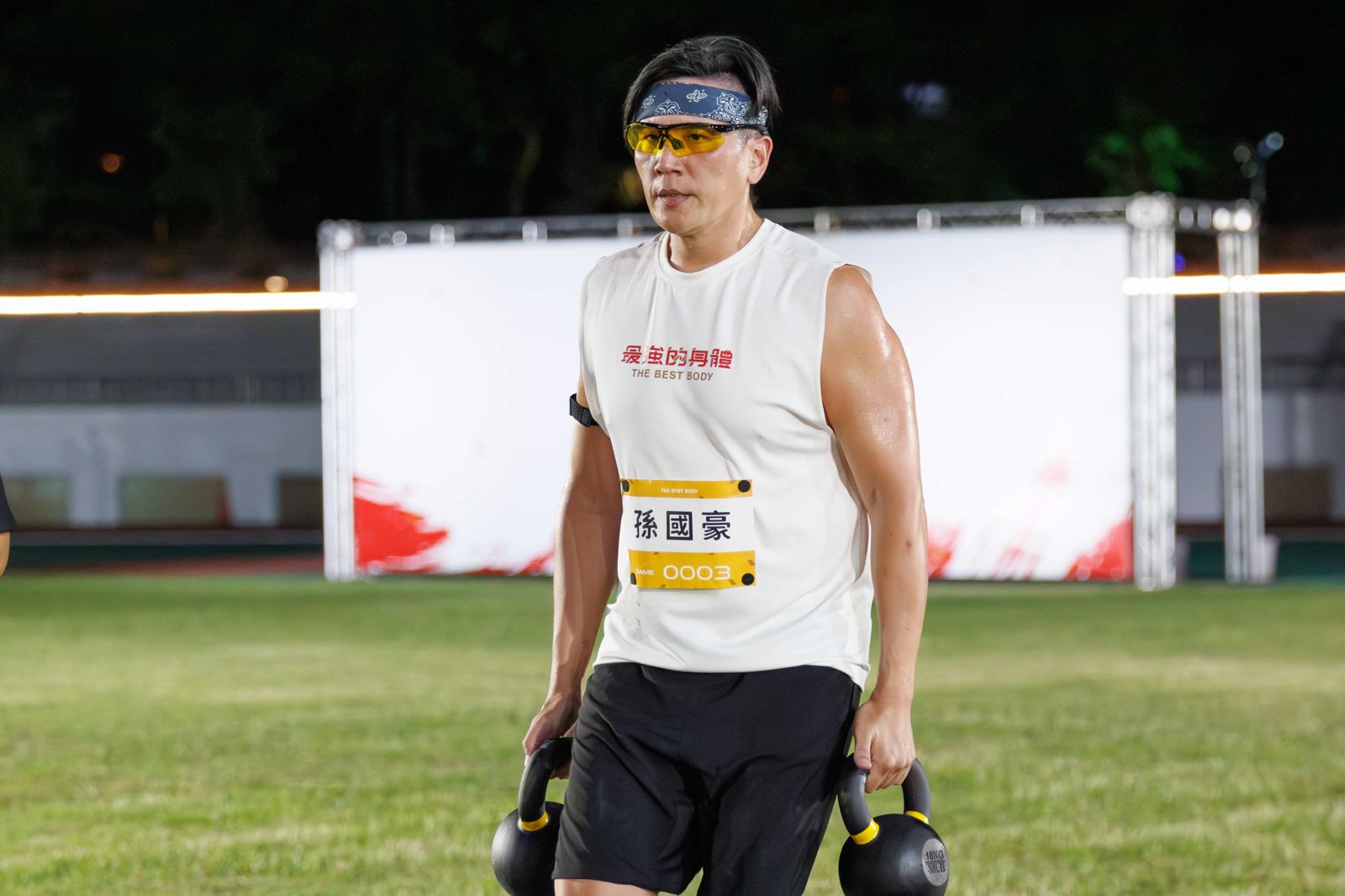 孫國豪50歲拚混雙，搭檔A-Lin姊黃莉。好看娛樂提供