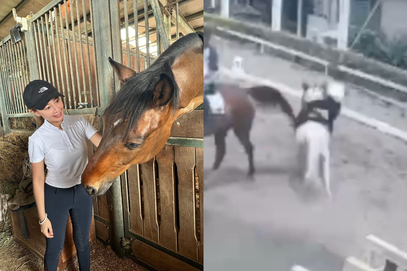 有片／賴薇如騎馬突然爆衝「人重摔」畫面曝光　堅強發文：謝謝關心
