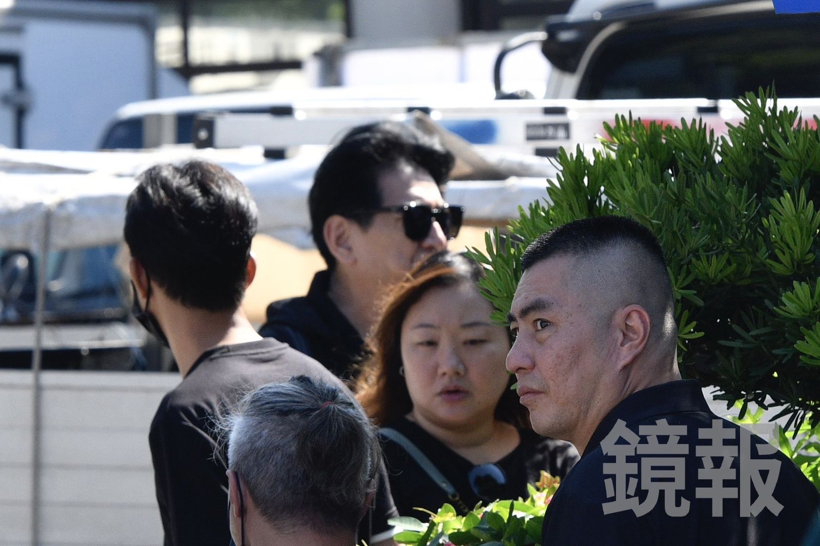 高捷出席顏正國告別式。李智為攝