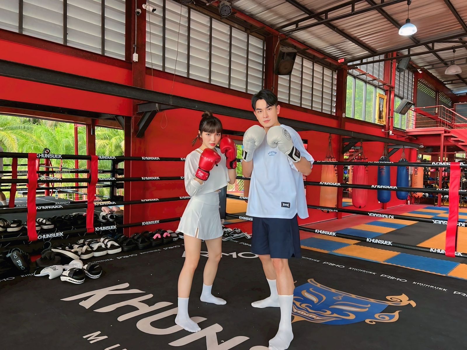 何美泰國攀岩「傷勢」曝光　陳謙文打完泰拳直接「癱地上」