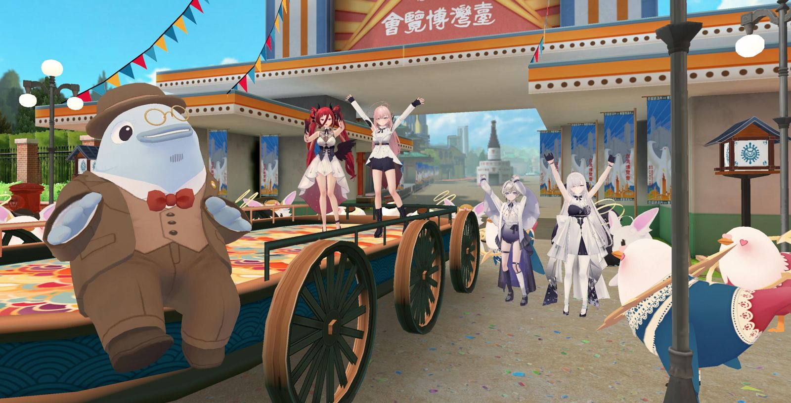 BEATDAY X 「極深空計畫」夏日雙重體驗將領觀眾穿越時空1930年代大稻埕。(VIVE ORIGINLAS提供)