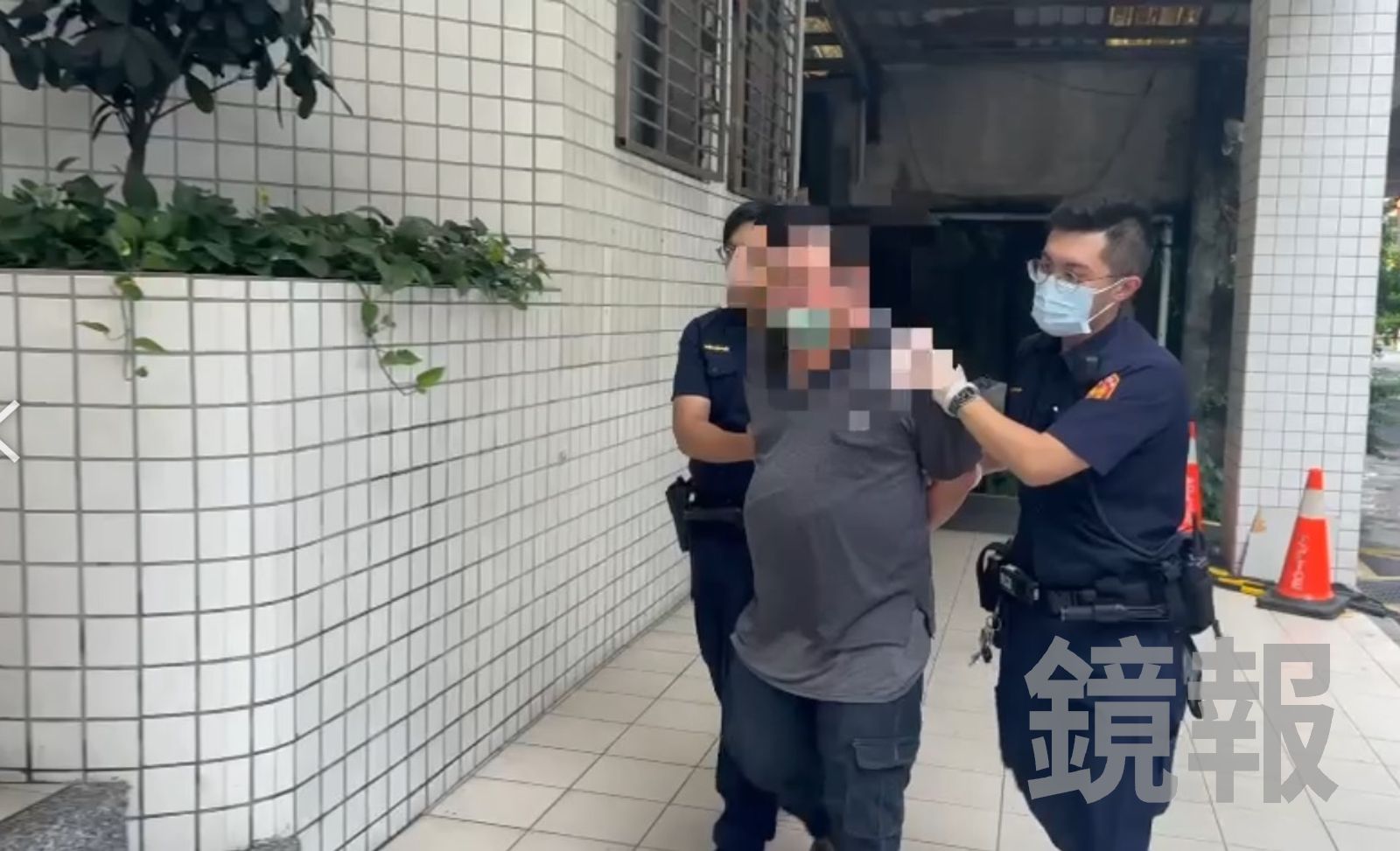 賴男被依殺人未遂送辦。警方提供