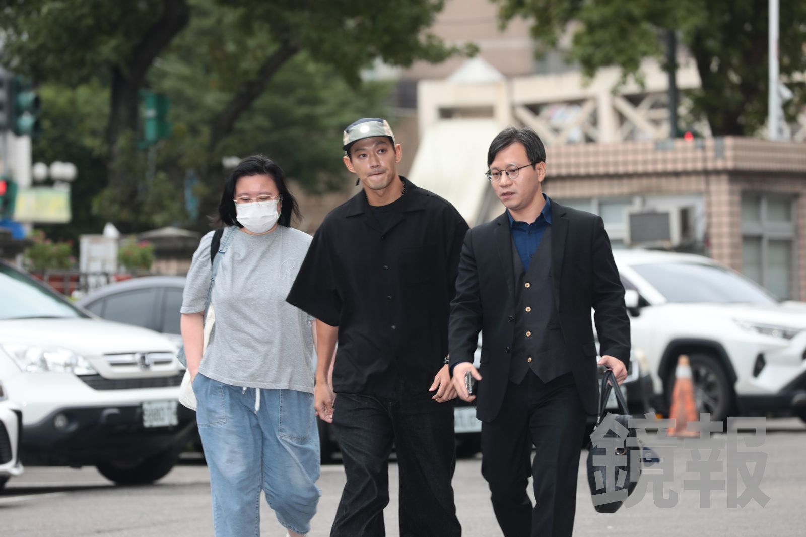 威廉出庭應訊,意外驚爆遭到閃兵集團陳志明勒索。林煒凱攝