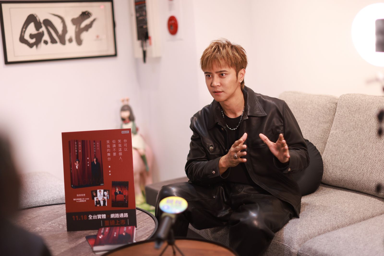 羅志祥在新書中談及許多不及人知的內心話。劉耀勻攝