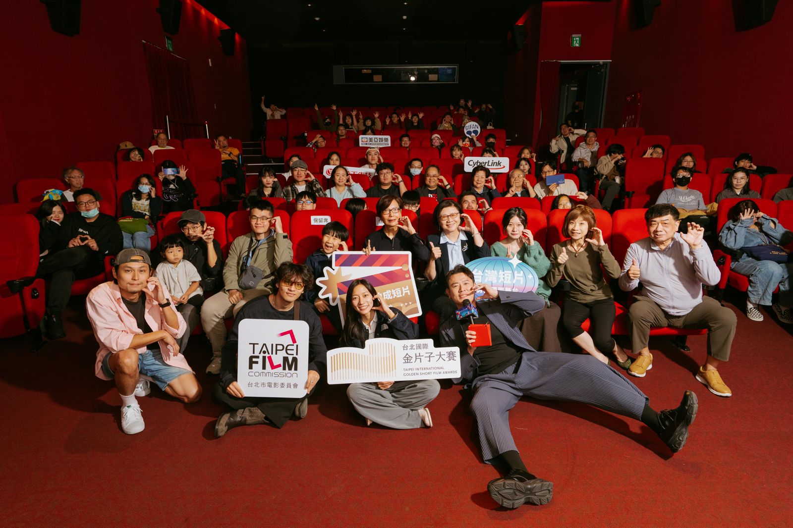 2025金片子大賽映後大合影。台北市電影委員會提供