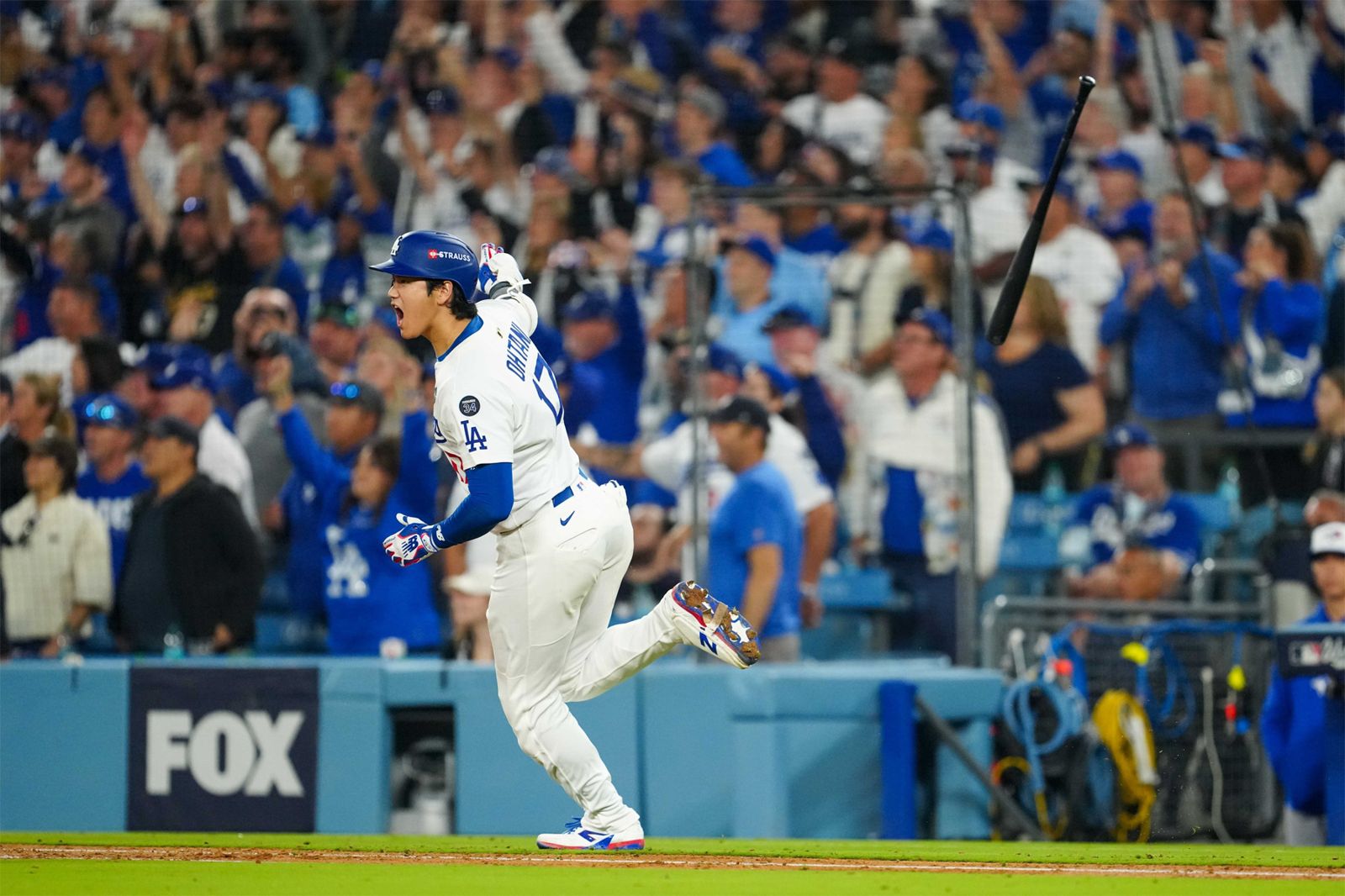 史上第一人!大谷翔平季後賽三度雙響 8轟追平道奇隊史紀錄