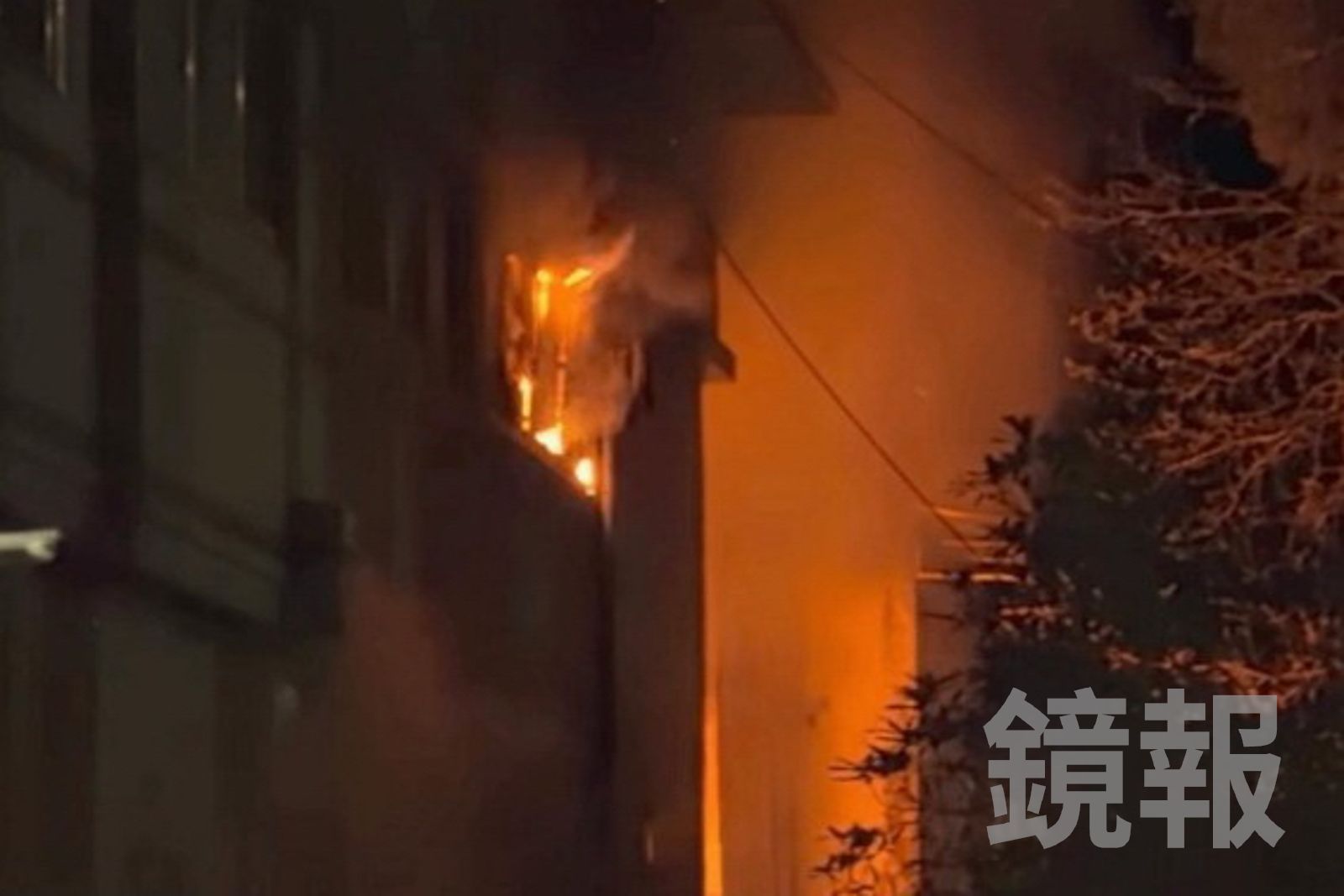 阿里山高峰飯店深夜大火　180位旅客驚逃....原來是這裡燒起來