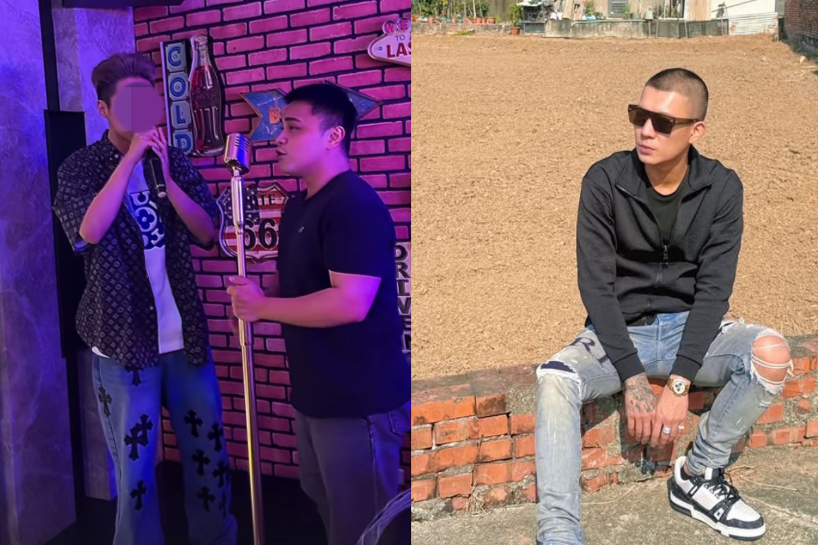 鳳梨IG擁有百萬粉絲,限動被發現與邱軍聚會高歌的影片。翻攝鳳梨IG