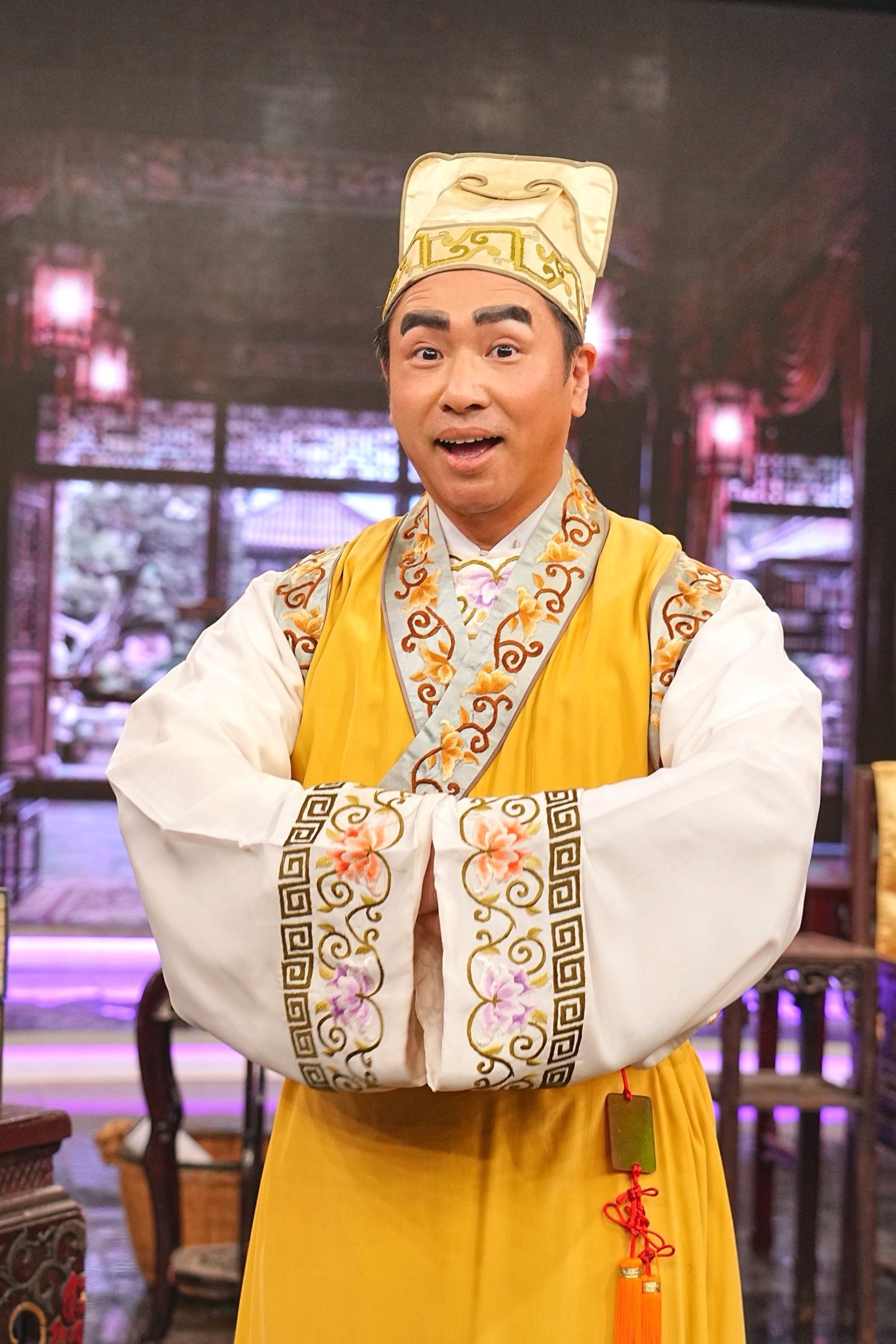粉絲力挺歐漢聲的表演「晴天霹靂好笑」。華視提供