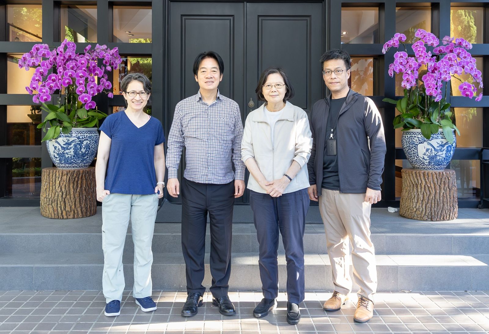 3巨頭合體!受賴清德邀請赴官邸交換意見 蔡英文:希望大家繼續支持賴總統