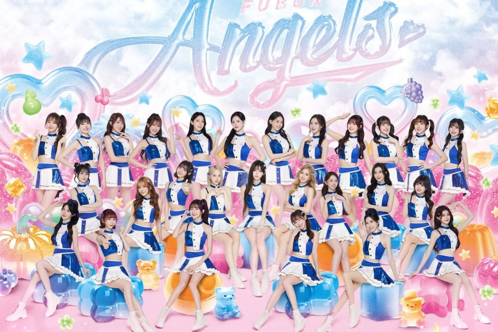 Fubon Angels年度主視覺公布　27位成員全到齊「珠珠寶貝」李珠珢穩坐C位