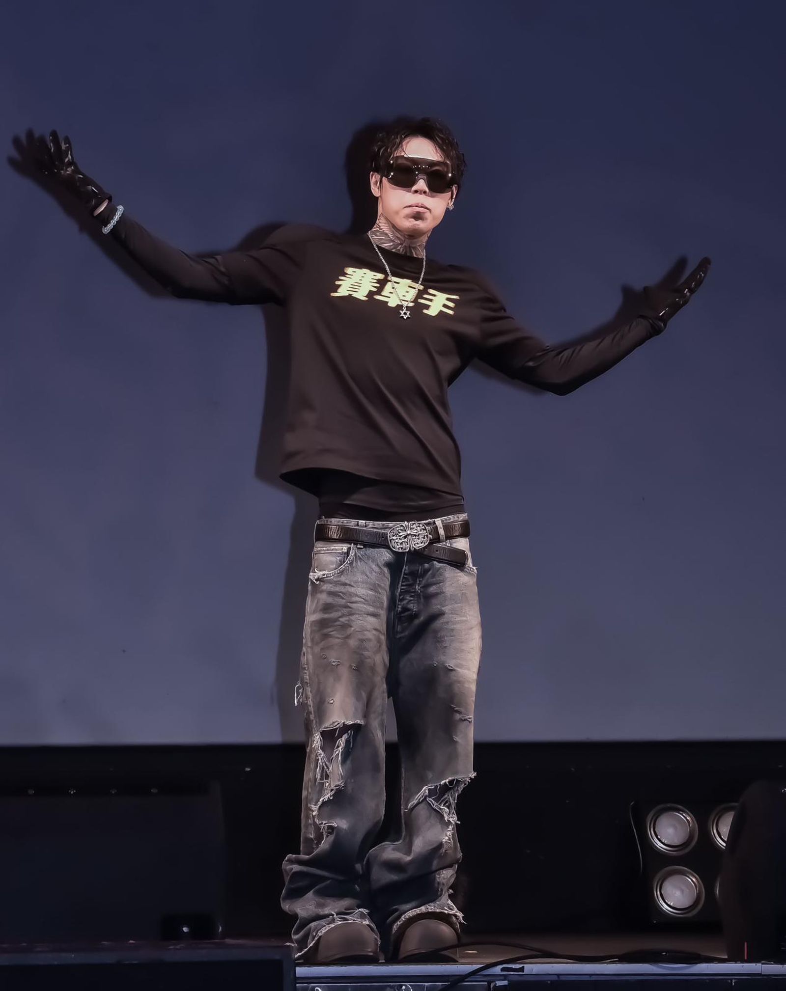 饒舌歌手PSY.P楊俊逸9日再度於Legacy Taipei開唱。尤嬿妮攝