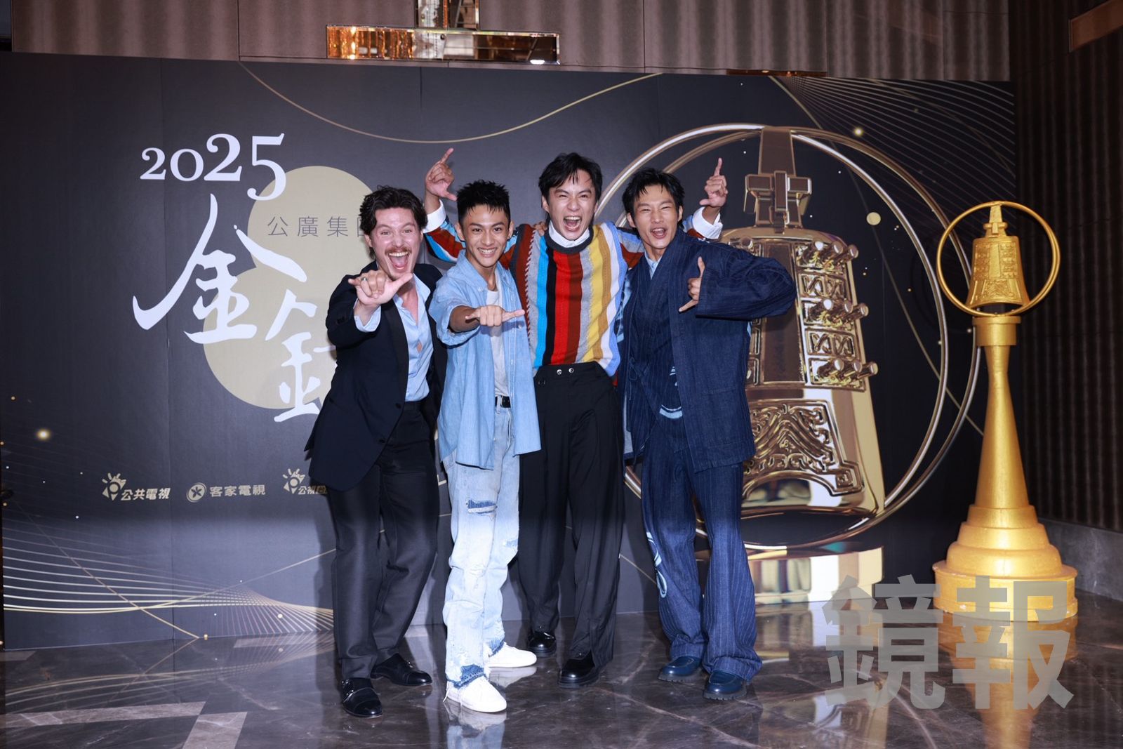 《聽海湧》周厚安(左)、朱宥丞、吳翰林、黃冠智。劉耀勻攝