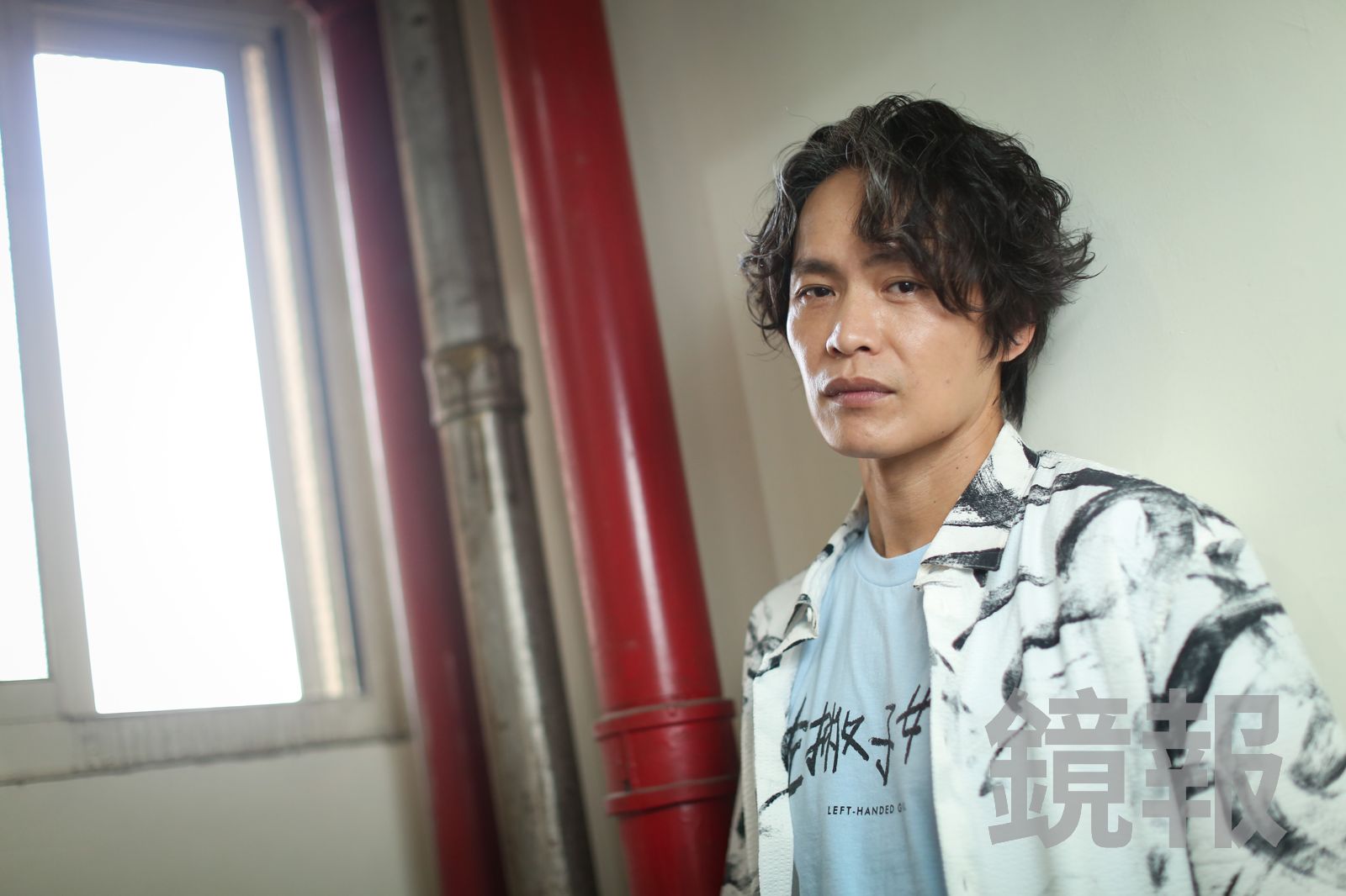 黃鐙輝表示自己其實一直以來異性緣都很好，笑說結婚也是老婆萁萁倒追他。李鍾泉攝