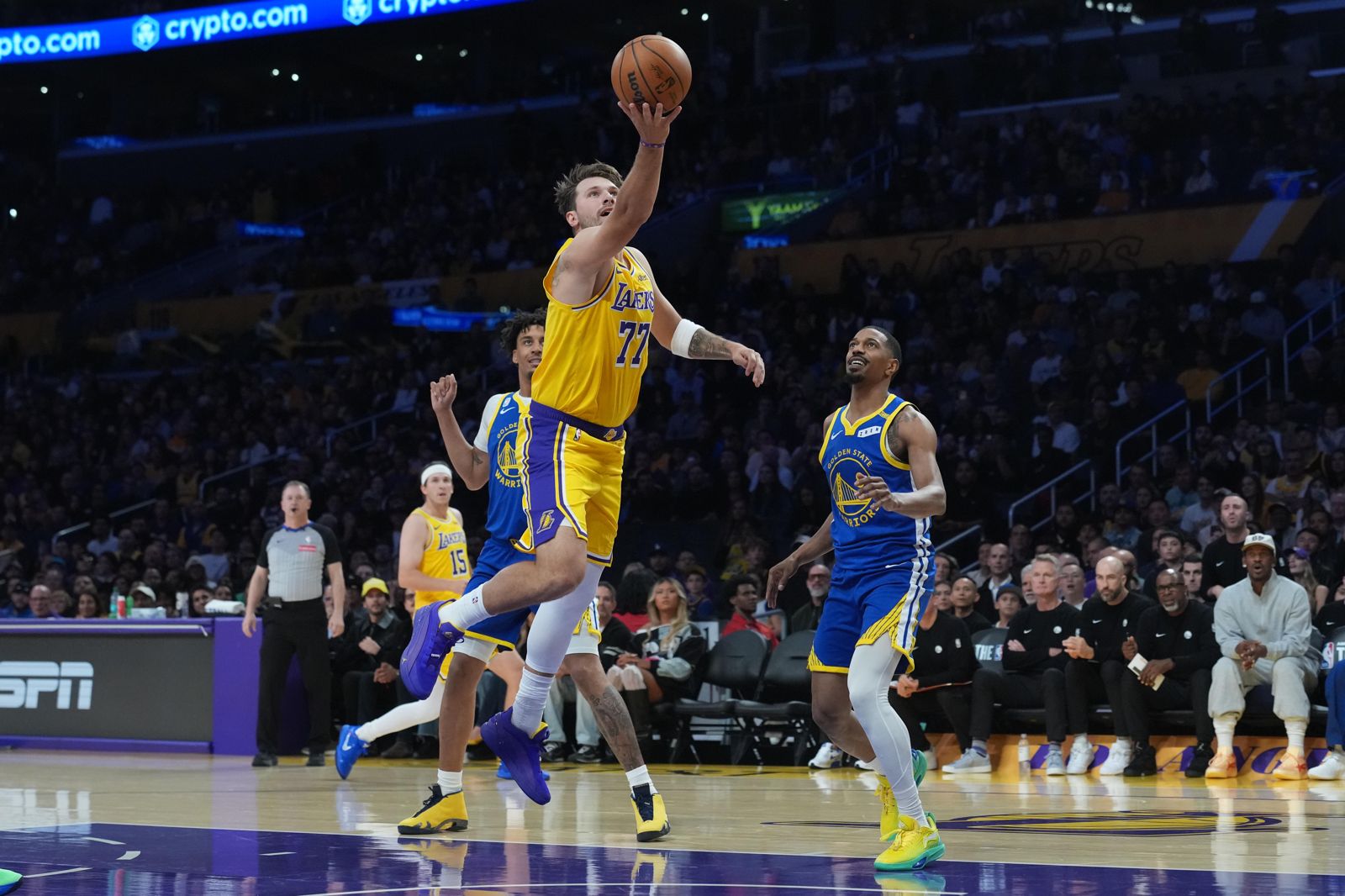洛杉磯湖人一哥Luka Doncic。圖/達志影像