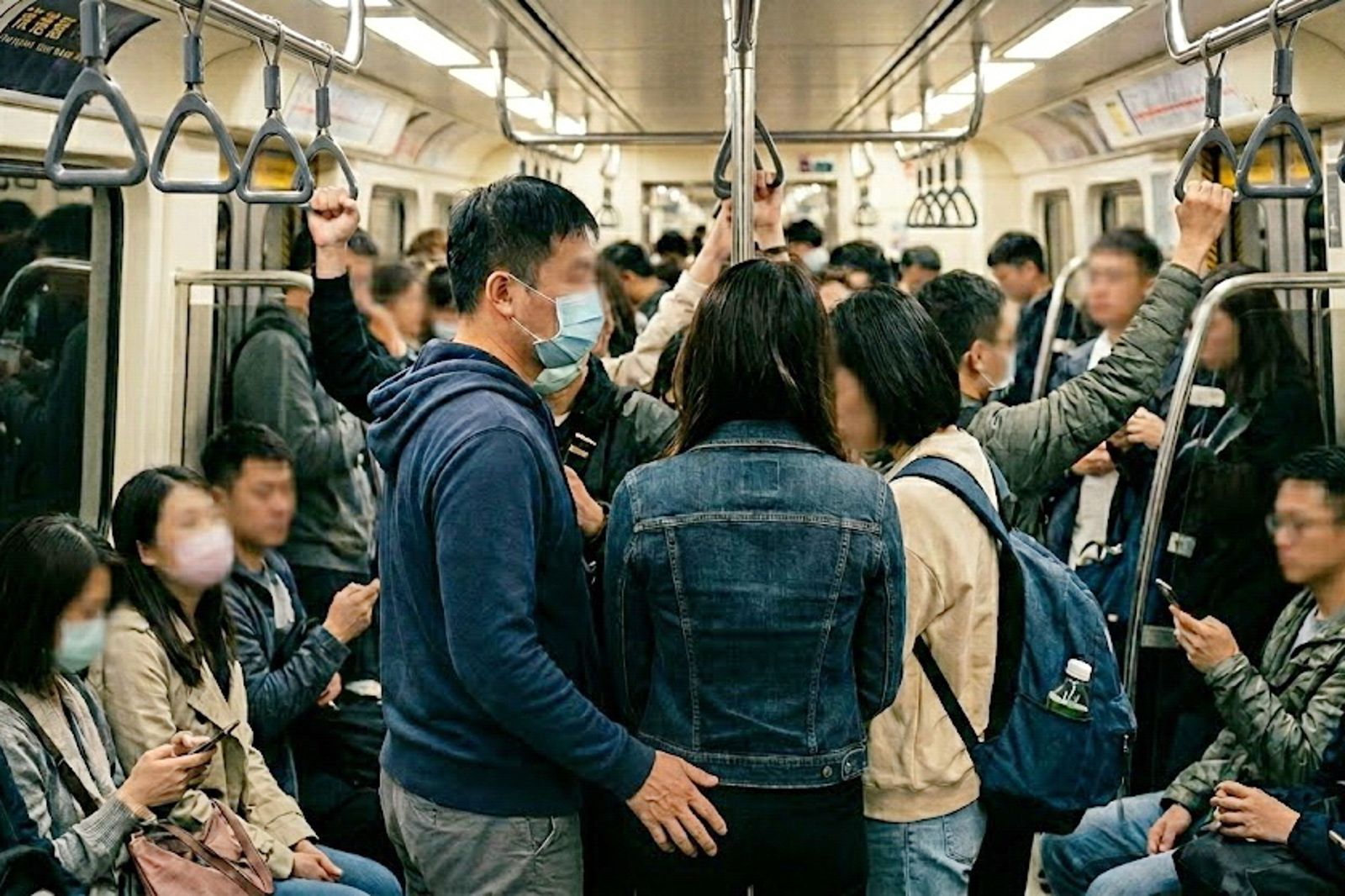 北捷伸鹹豬手又是你!碩士男前一天才摸臀遭逮 隔天再犯法官不忍了