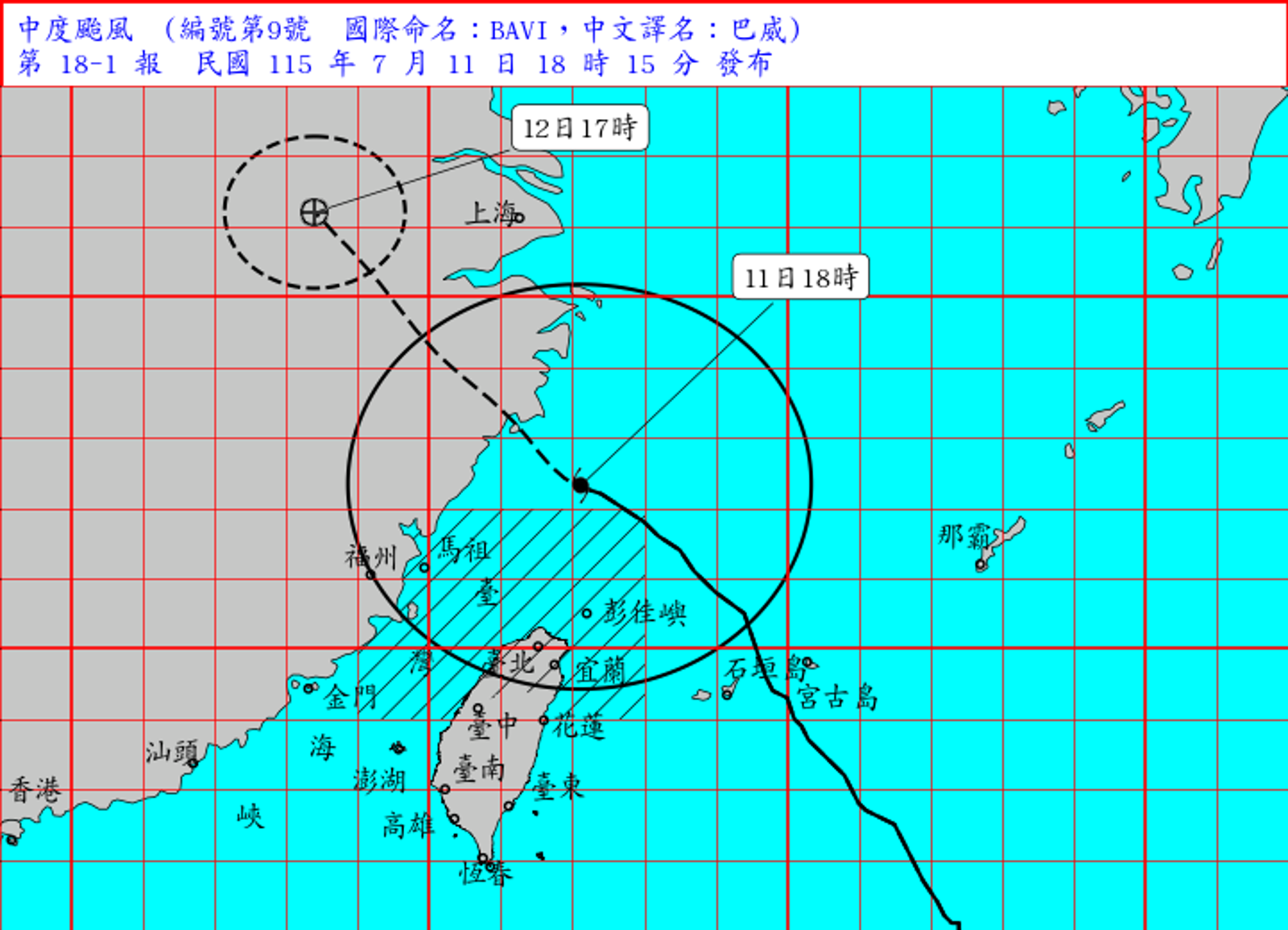 巴威離台北僅220公里!氣象署揭雨卻狂炸「這2地時雨量破百」原因 下一波雨區曝光