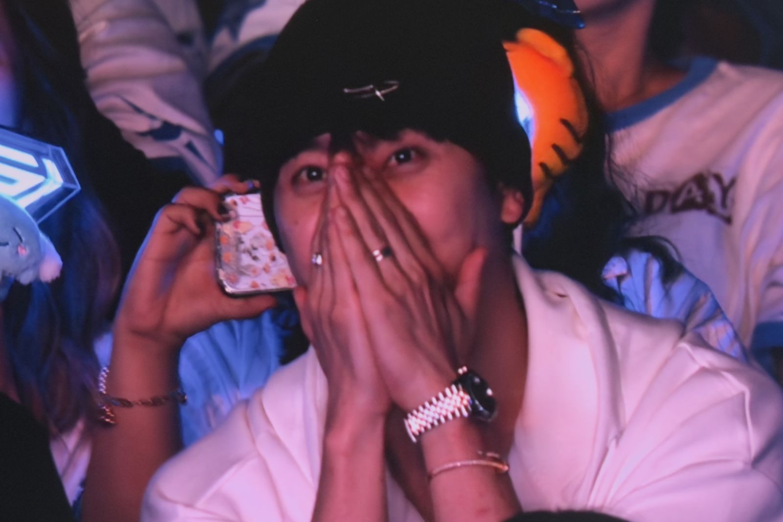 周覓也到場支持。讀者提供