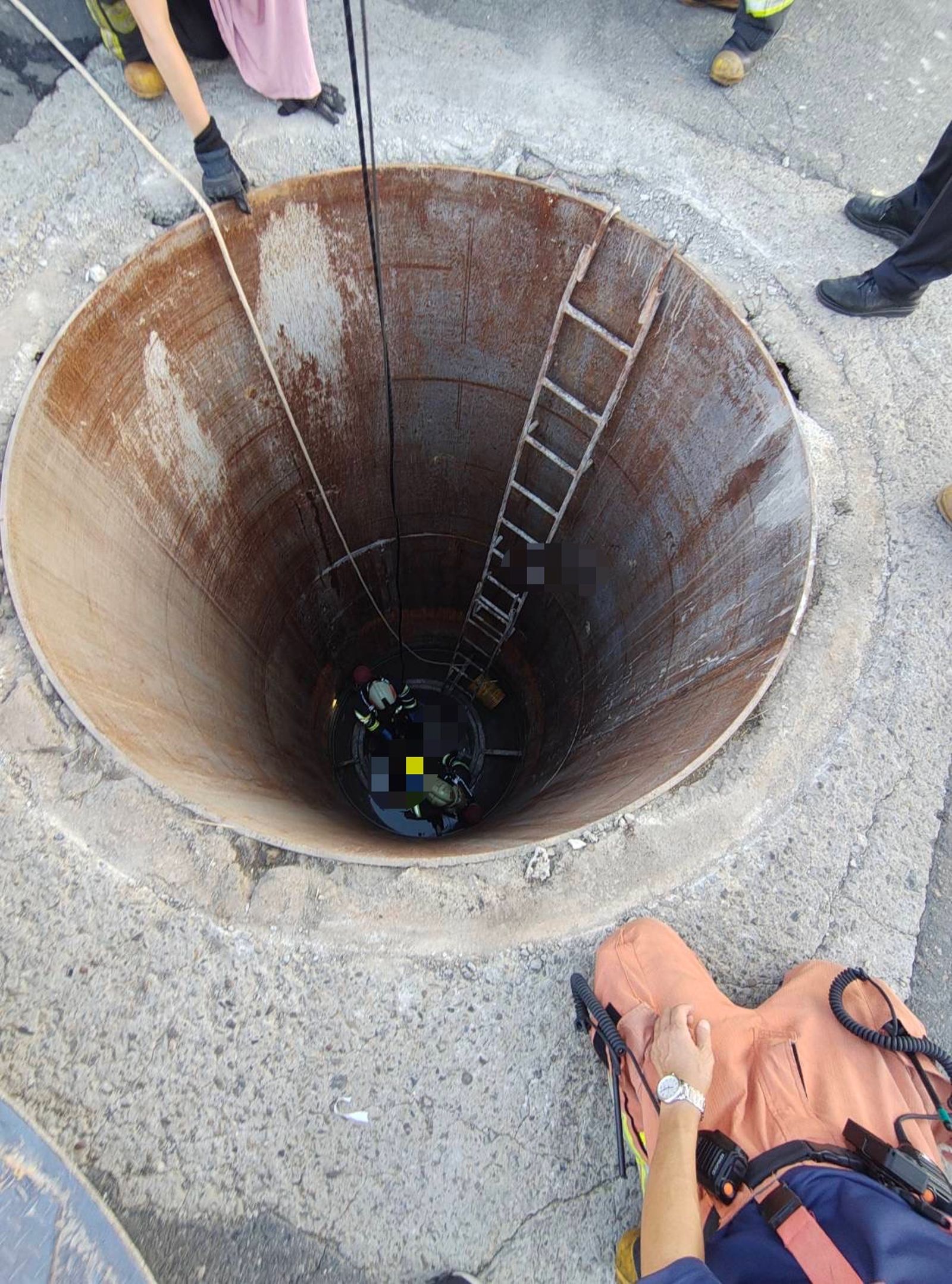 鶯歌下水道今天發生工安意外。