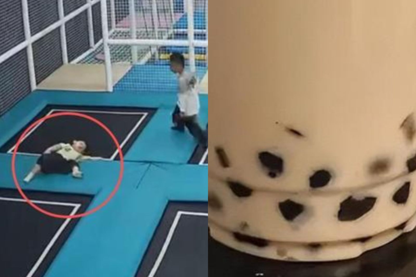 喝珍奶玩彈跳床！下秒4歲童倒地噎死　家長怒告飲料店：沒說不能喝