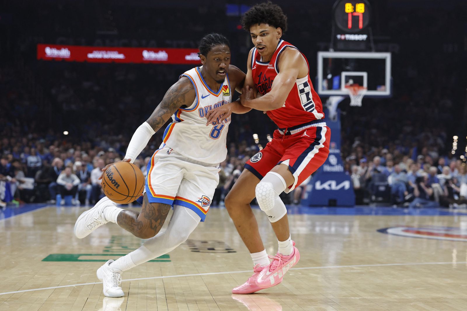奧克拉荷馬雷霆後衛 Jalen Williams。圖/達志影像